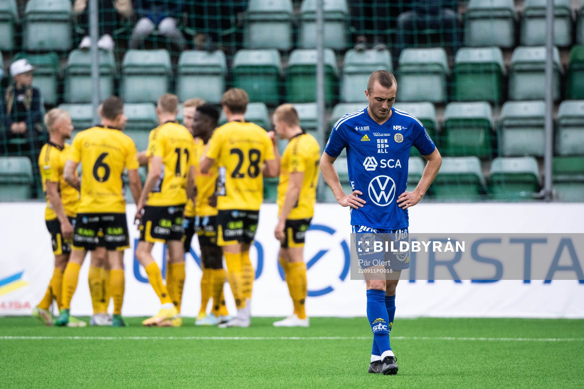 GIF Sundsvalls Dennis Olsson deppar