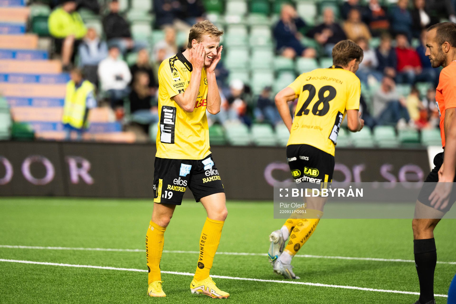 Elfsborgs Jeppe Møldrup Okkels deppar