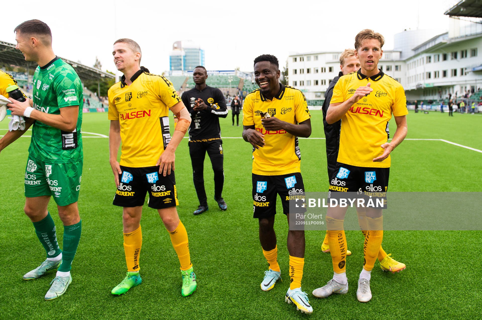 Elfsborgs Michael Baidoo jublar