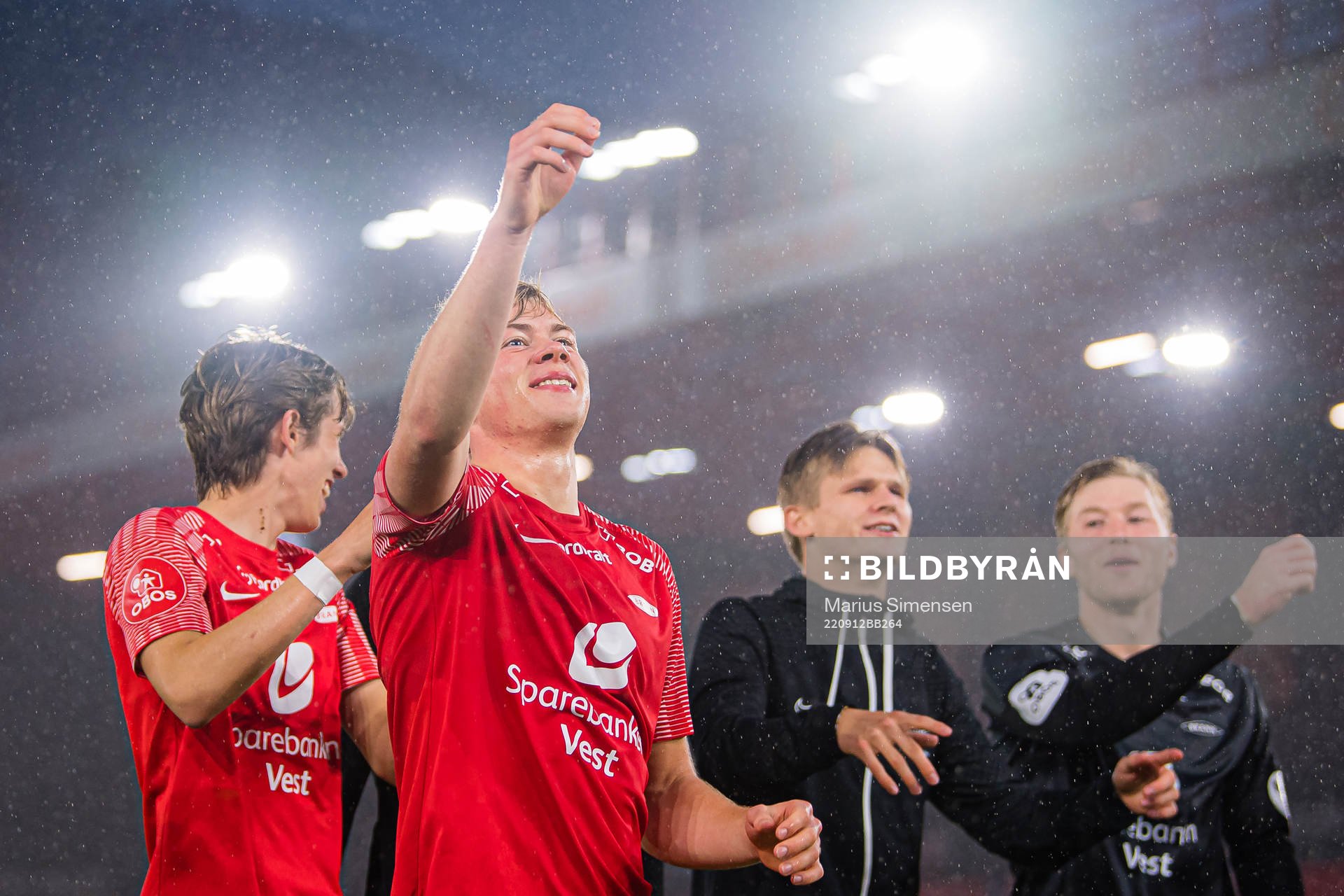 Aune Selland Heggebø of Brann celebrates