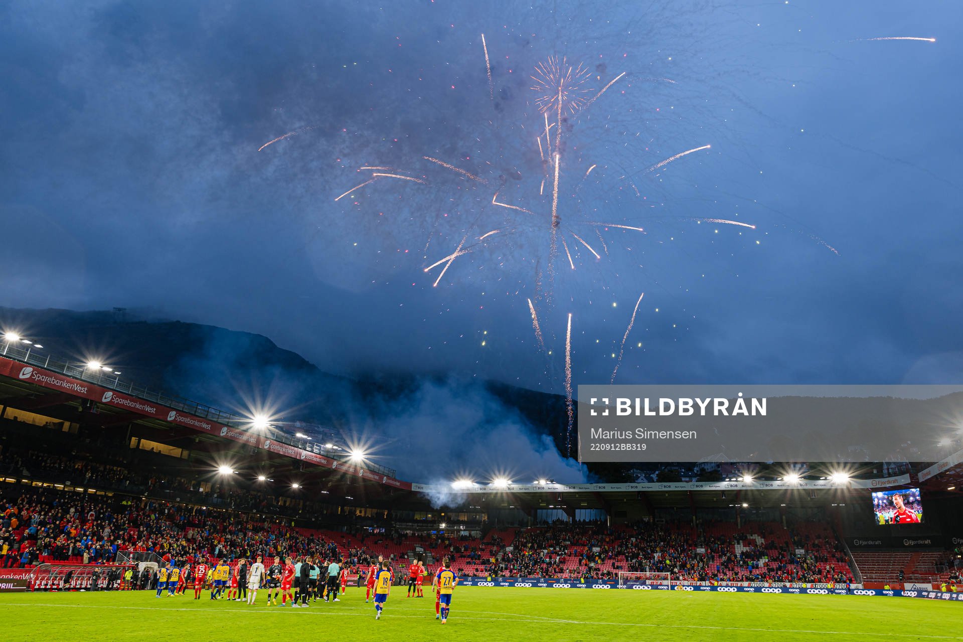 Brann Stadion after of the OBOS-ligaen match between Brann and Grorud on September 12, 2022 in Bergen.