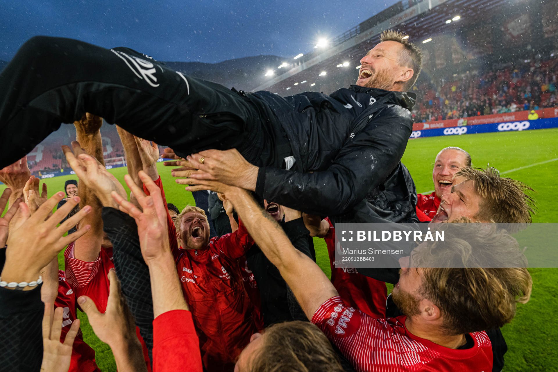 Eirik Horneland, head coach of Brann, after the OBOS-ligaen match between Brann and Grorud on September 12, 2022 in Bergen.