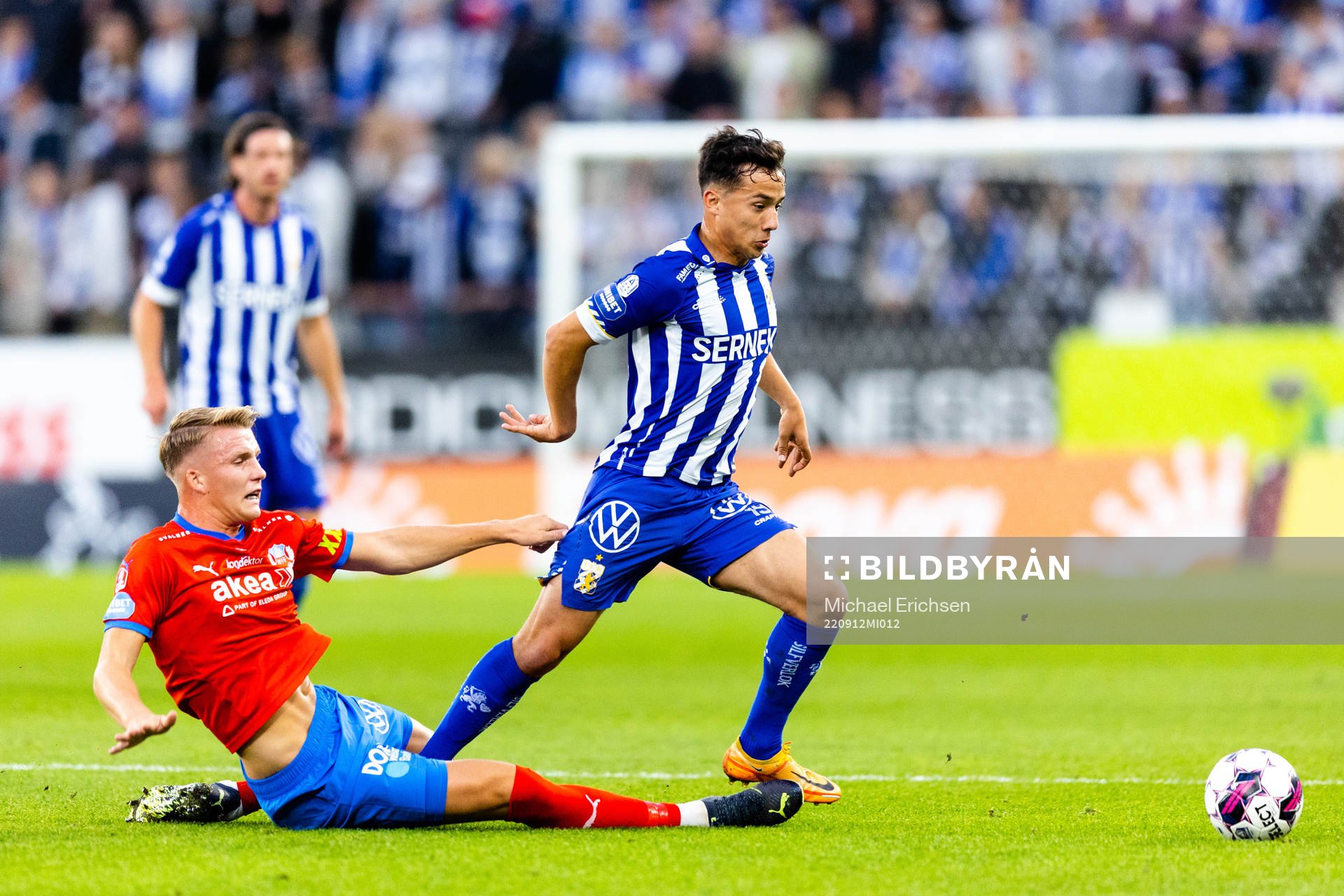 Helsingborgs Casper Widell och IFK Göteborgs Hussein