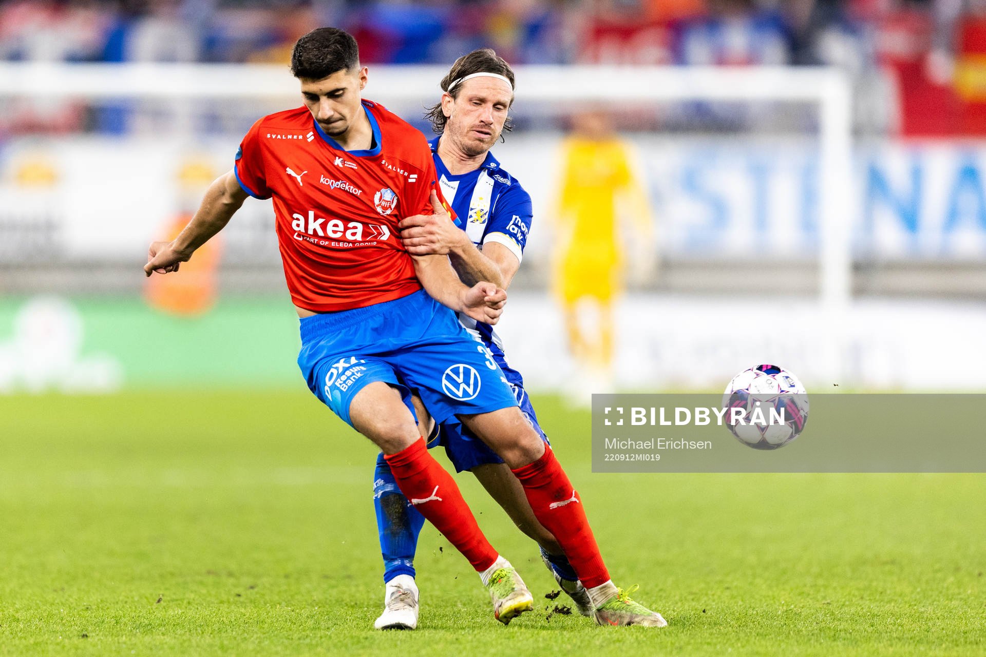 Helsingborgs Amar Muhsin och IFK Göteborgs Gustav Svensson