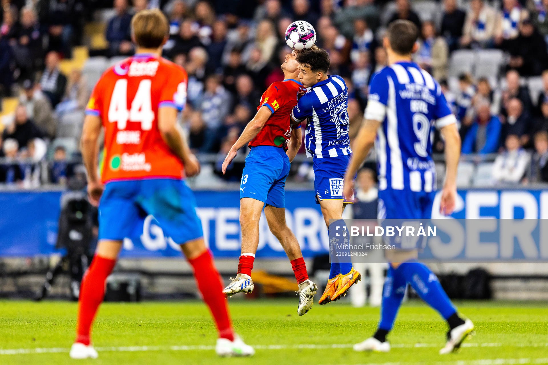 Helsingborgs Wilhelm Loeper och IFK Göteborgs Hussein