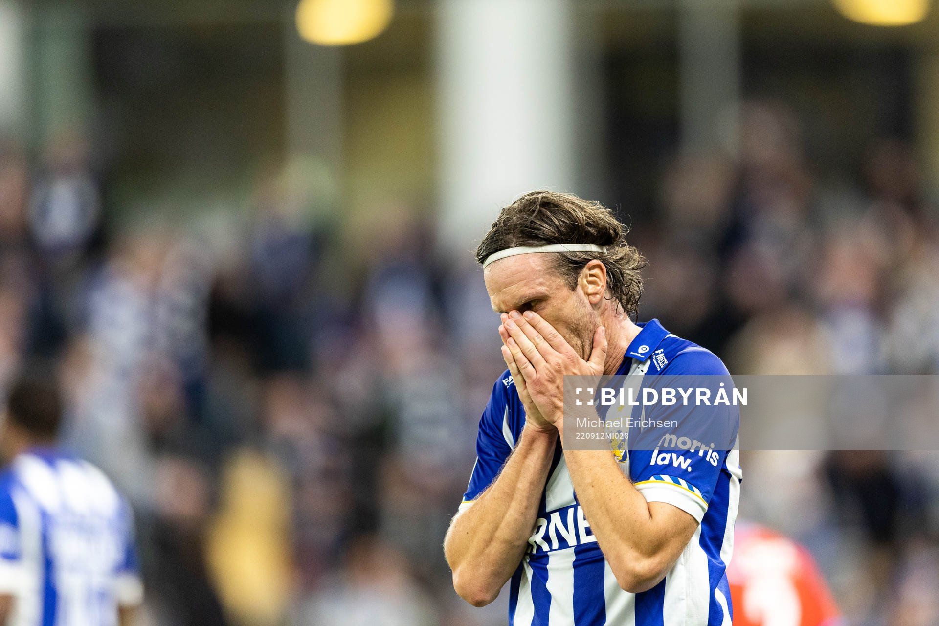 IFK Göteborgs Gustav Svensson deppar