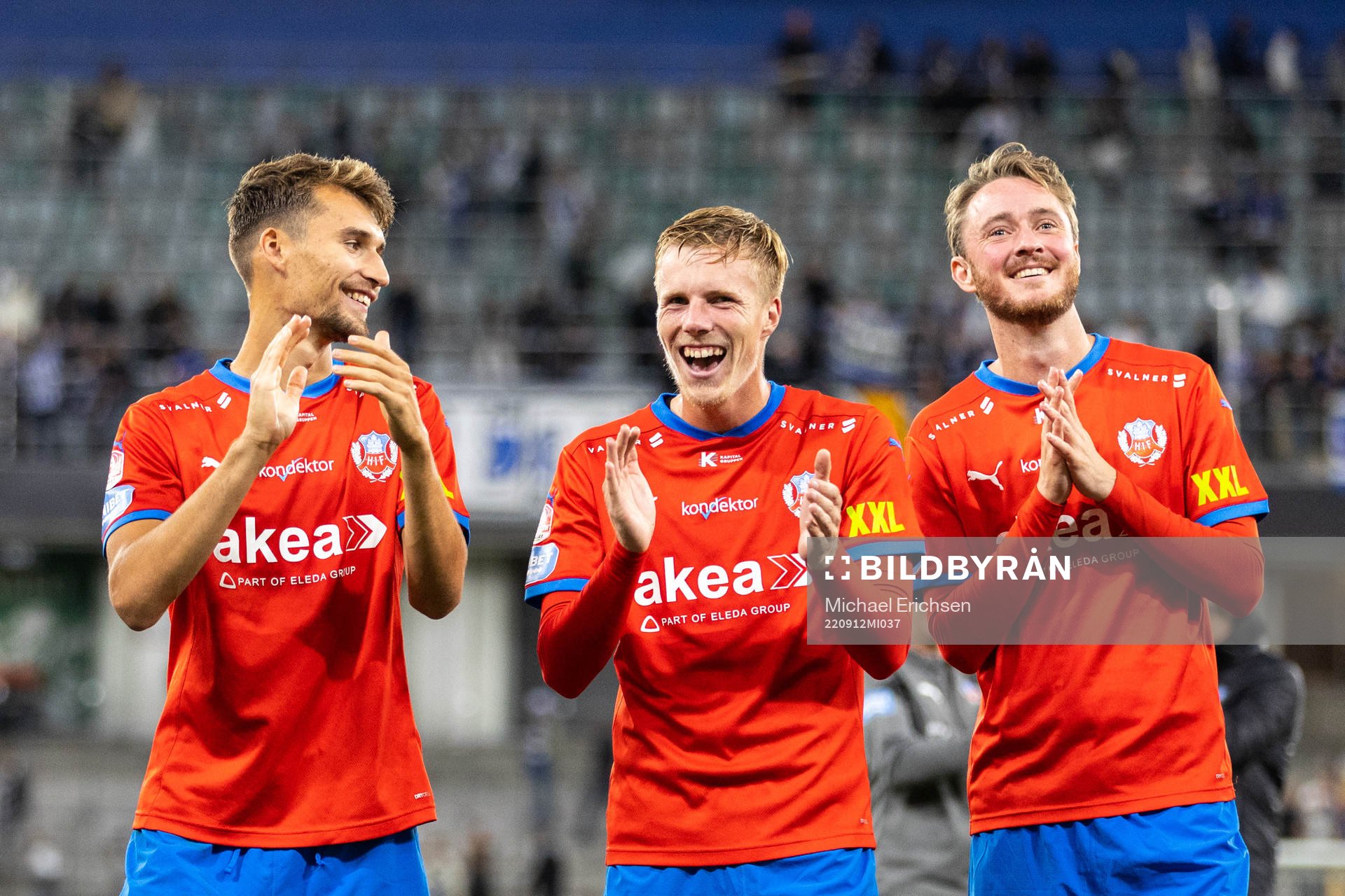 Helsingborgs Rasmus Wiedesheim-Paul, Emil Hellman och