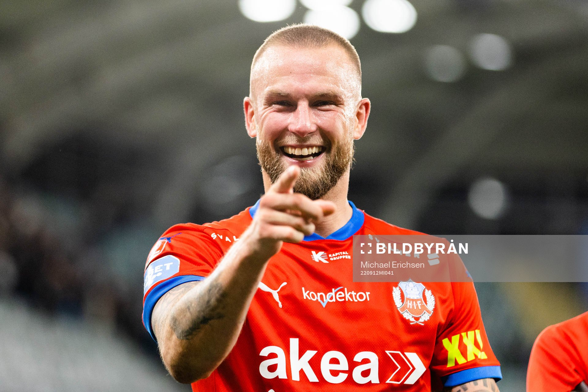 Helsingborgs Alexander Faltsetas jublar