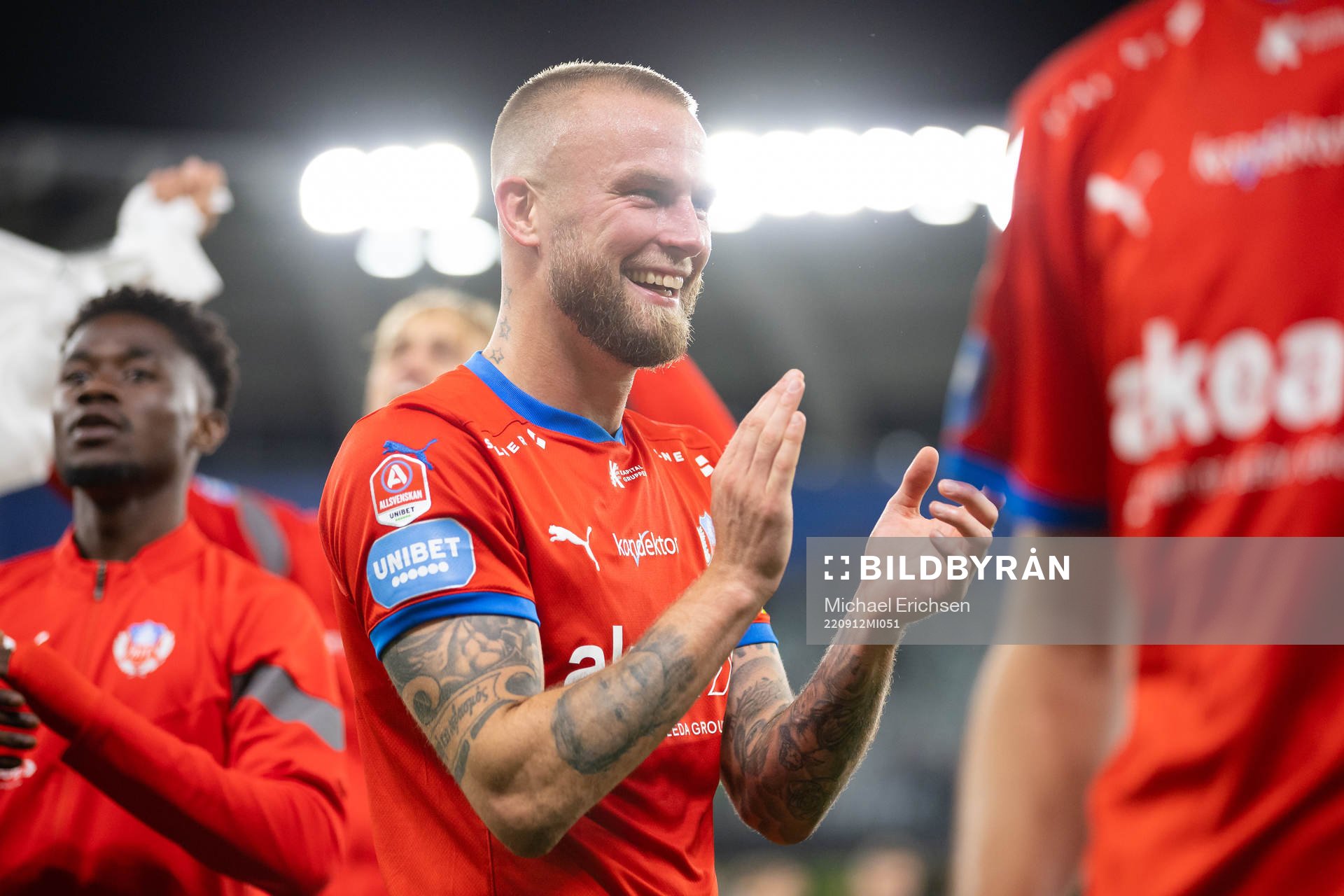 Helsingborgs Alexander Faltsetas jublar