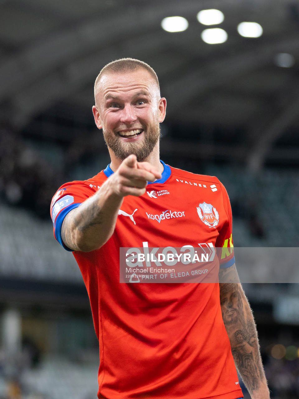 Helsingborgs Alexander Faltsetas jublar