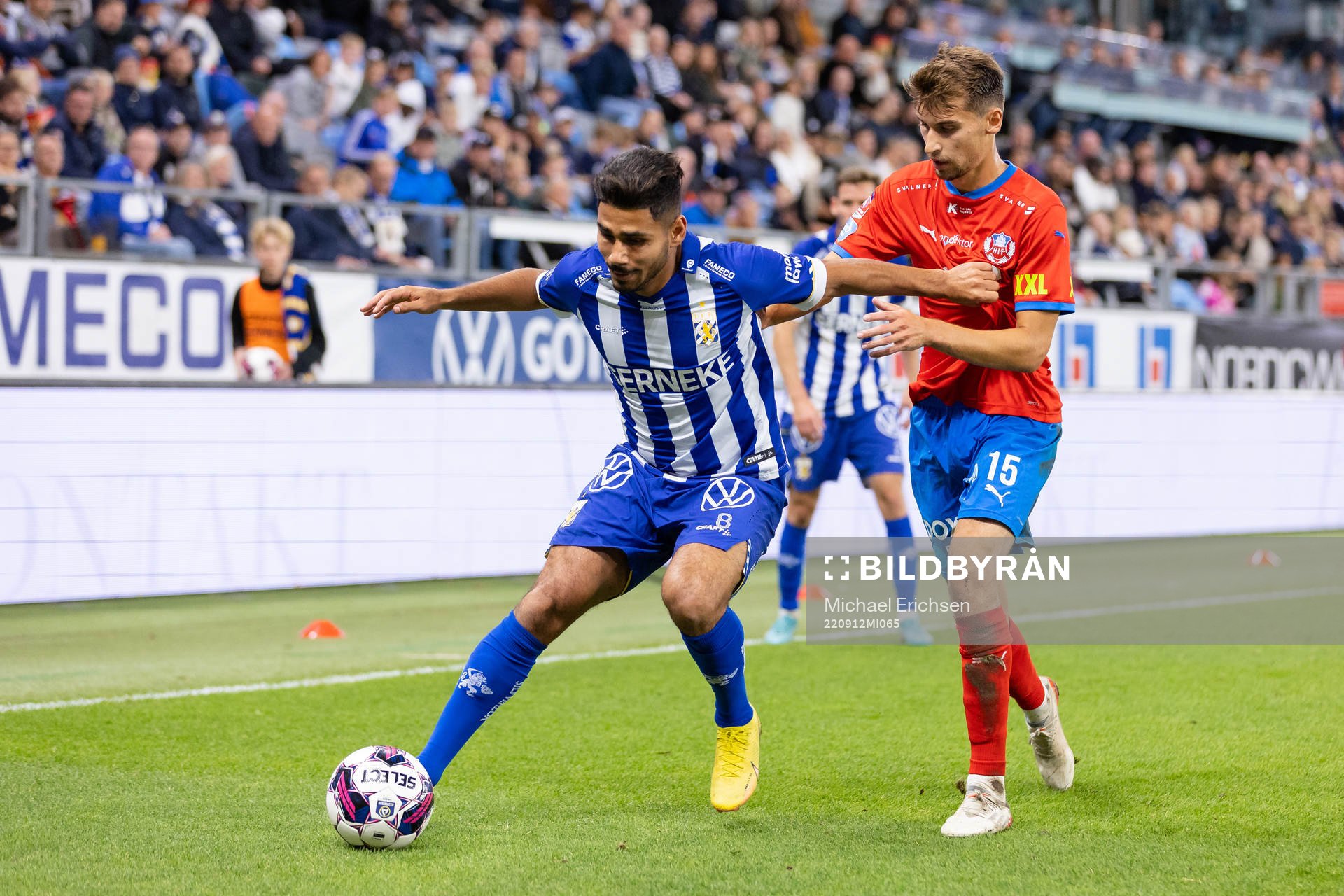 IFK Göteborgs Hosam Aiesh och Helsingborgs Rasmus