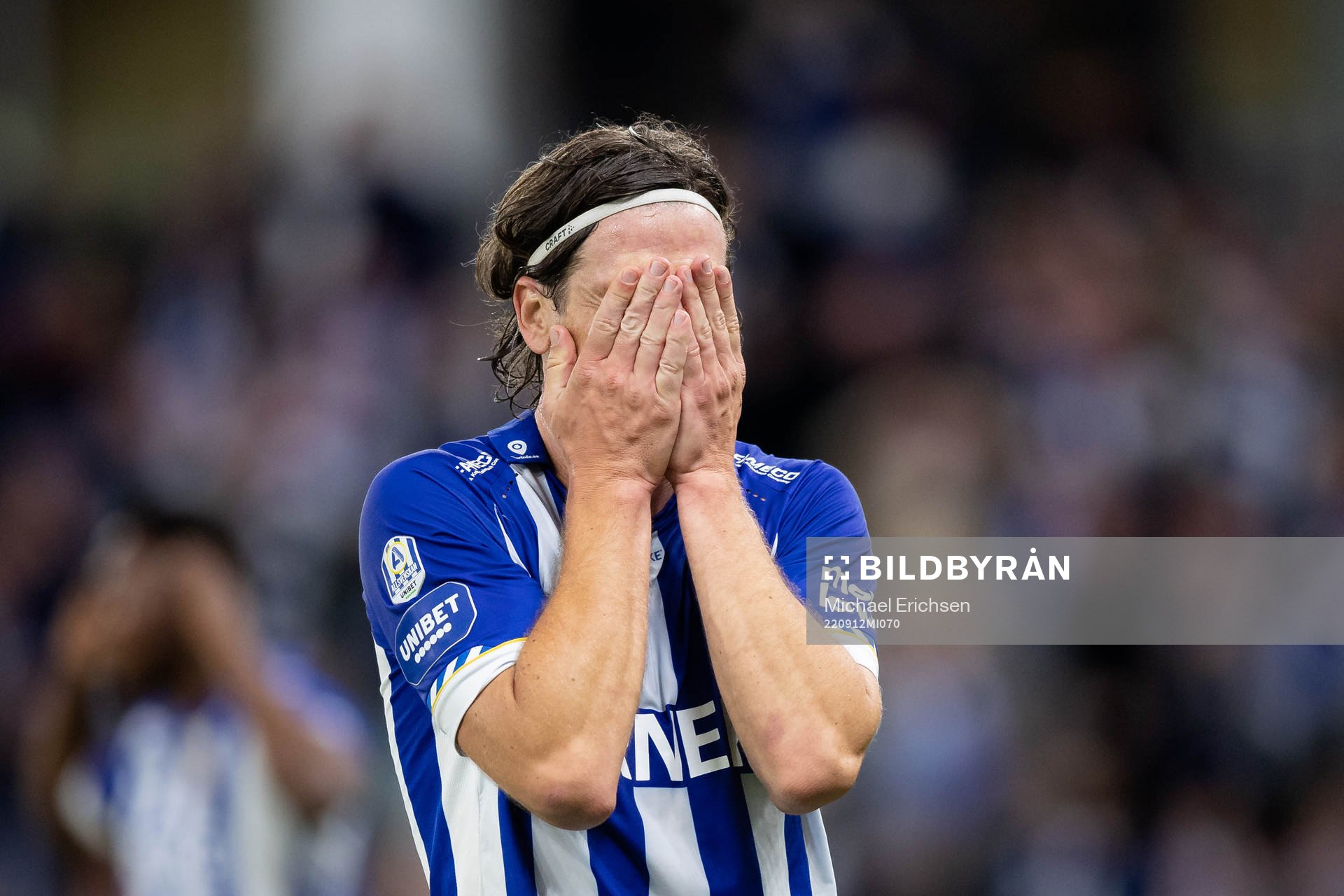 IFK Göteborgs Gustav Svensson deppar