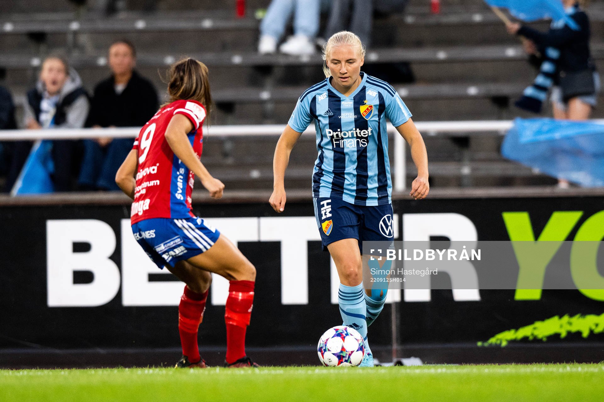Vittsjös Elisabet Klinga och Djurgårdens Stinalisa