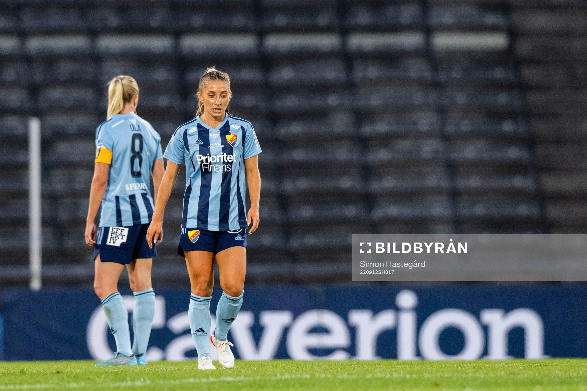 Djurgårdens Tilde Lindwall deppar