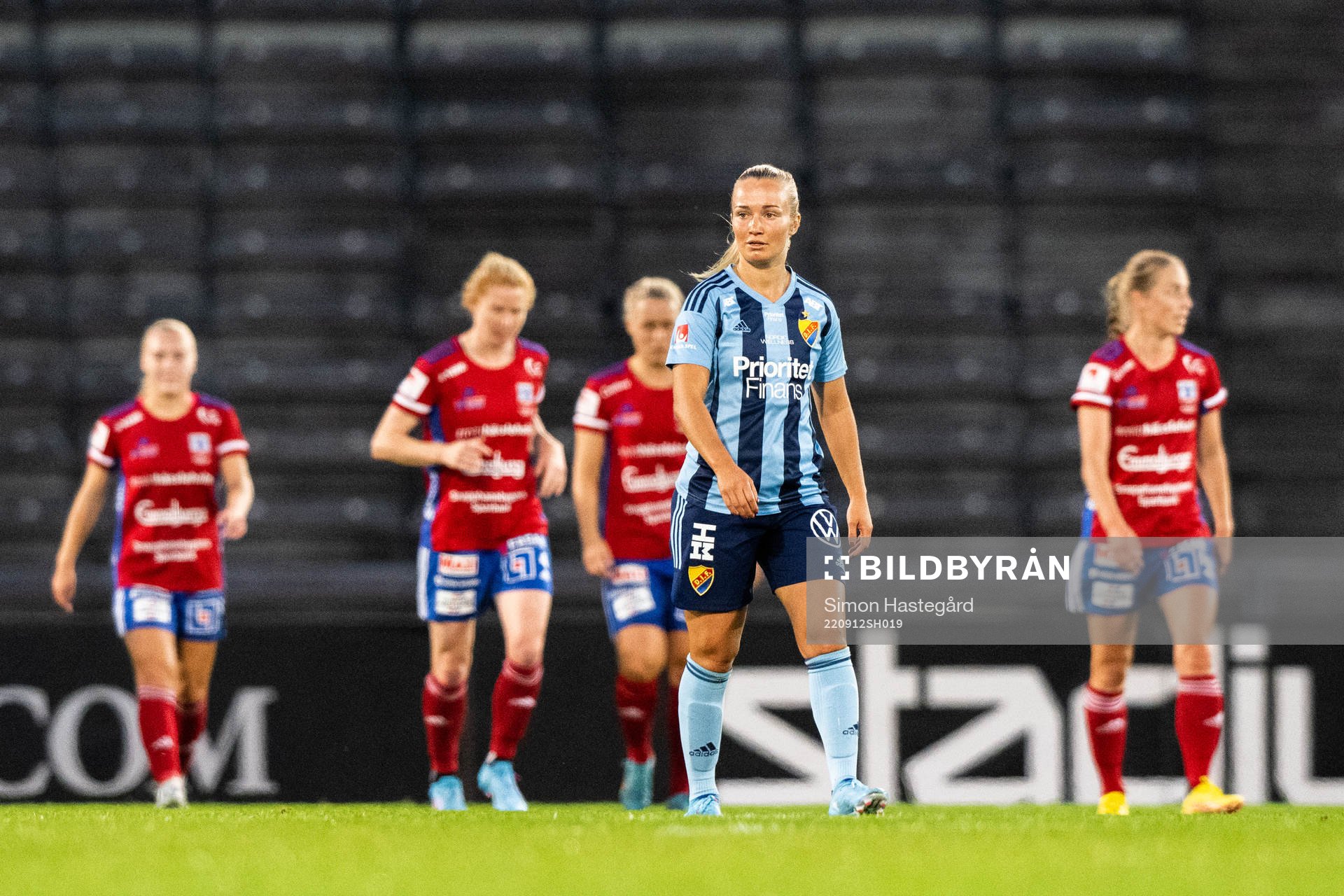 Djurgårdens Tove Almqvist deppar