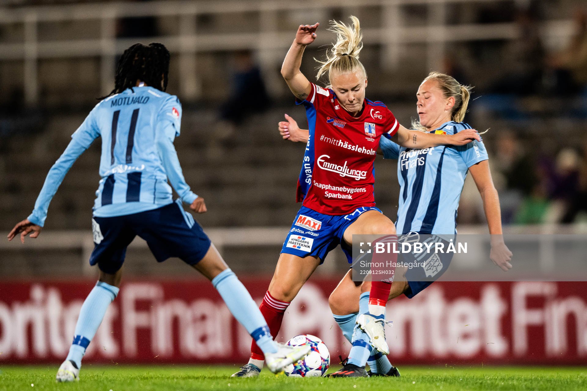 Vittsjös Jutta Rantala och Djurgårdens Linda Maserame