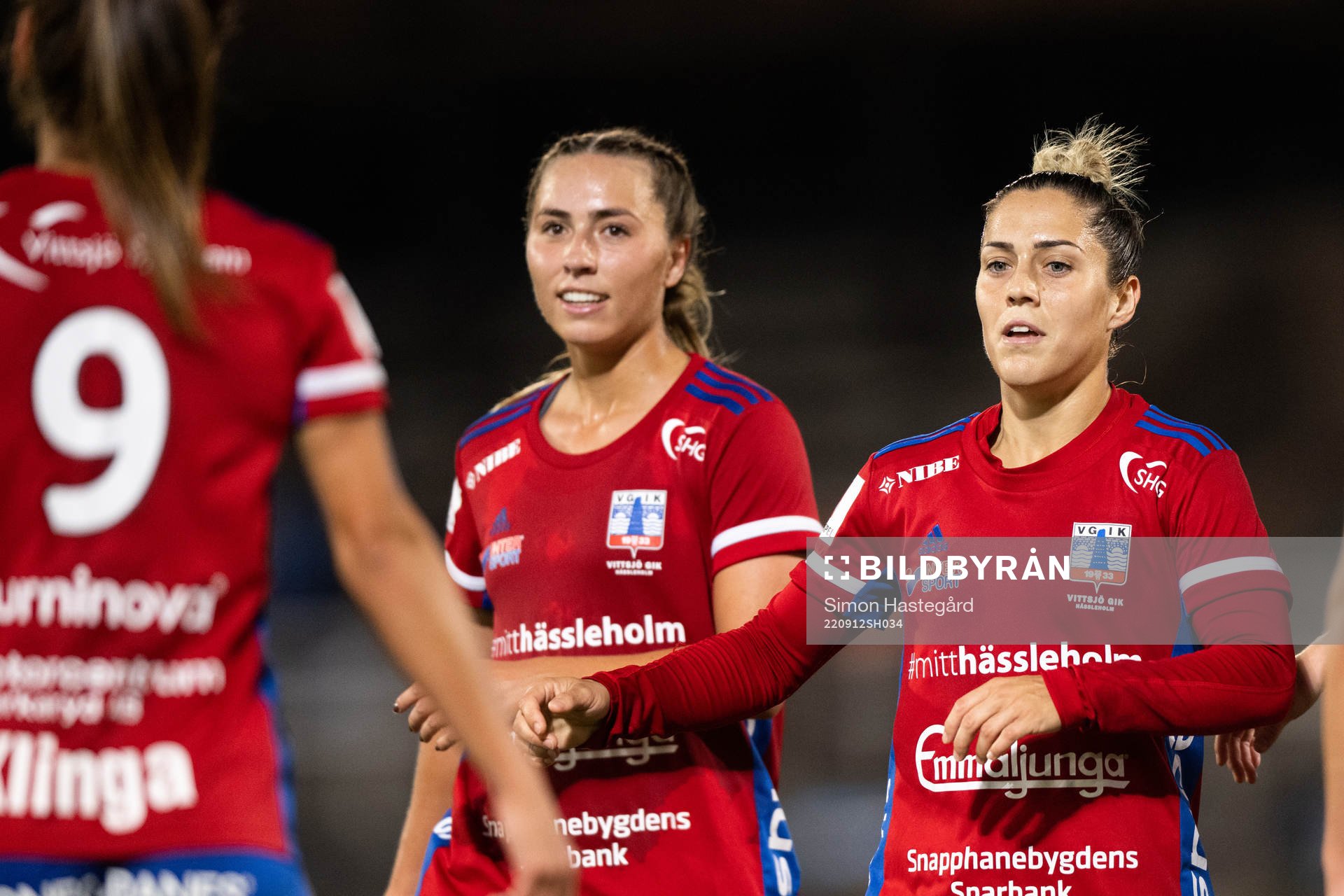 Vittsjös Katrina Gorry jublar