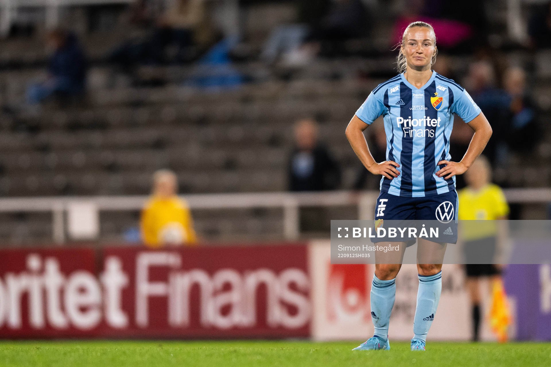 Djurgårdens Tove Almqvist deppar