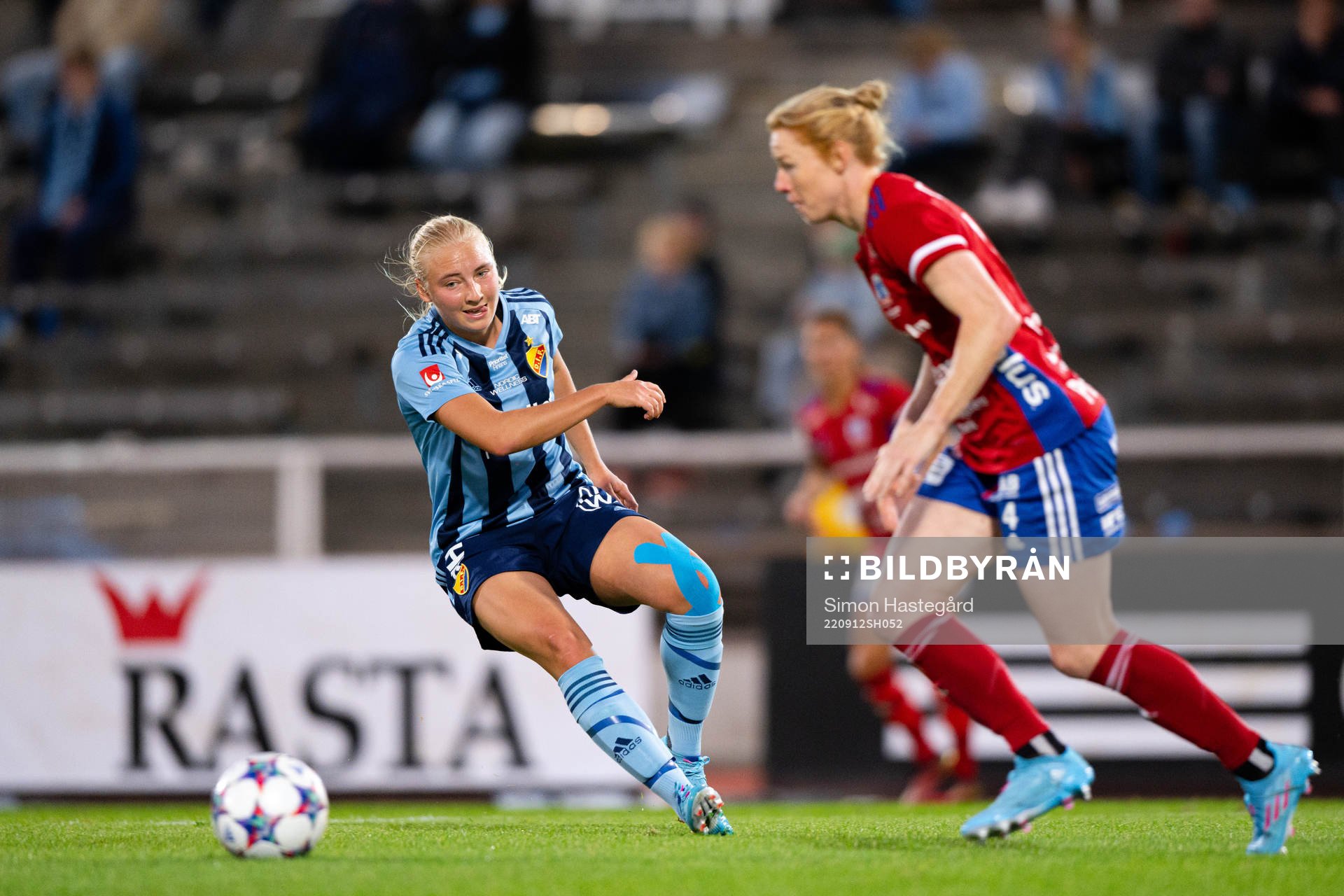 Djurgårdens Stinalisa Johansson och Vittsjös Clare