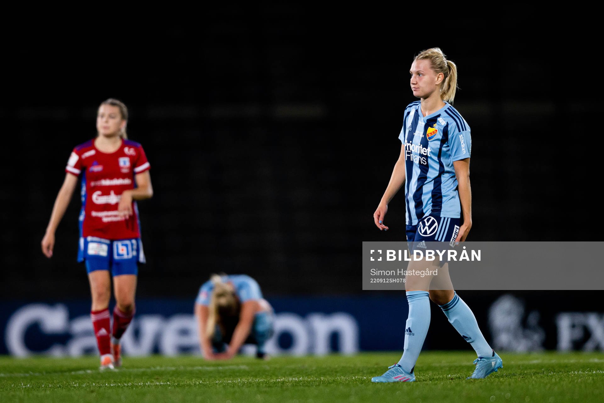 Djurgårdens Sara Olai deppar