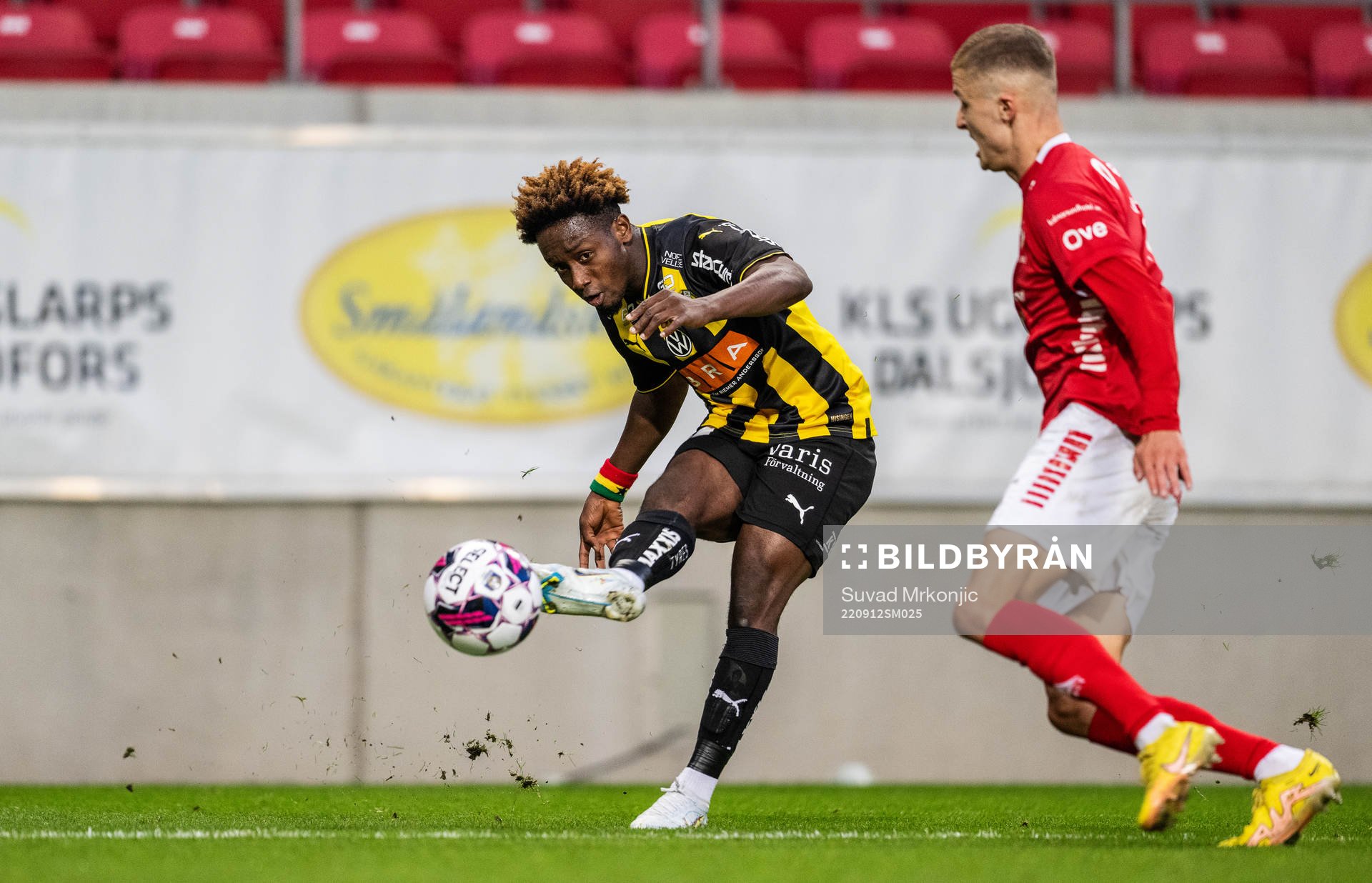 Häckens Ibrahim Sadiq och Kalmars Davíd Kristján