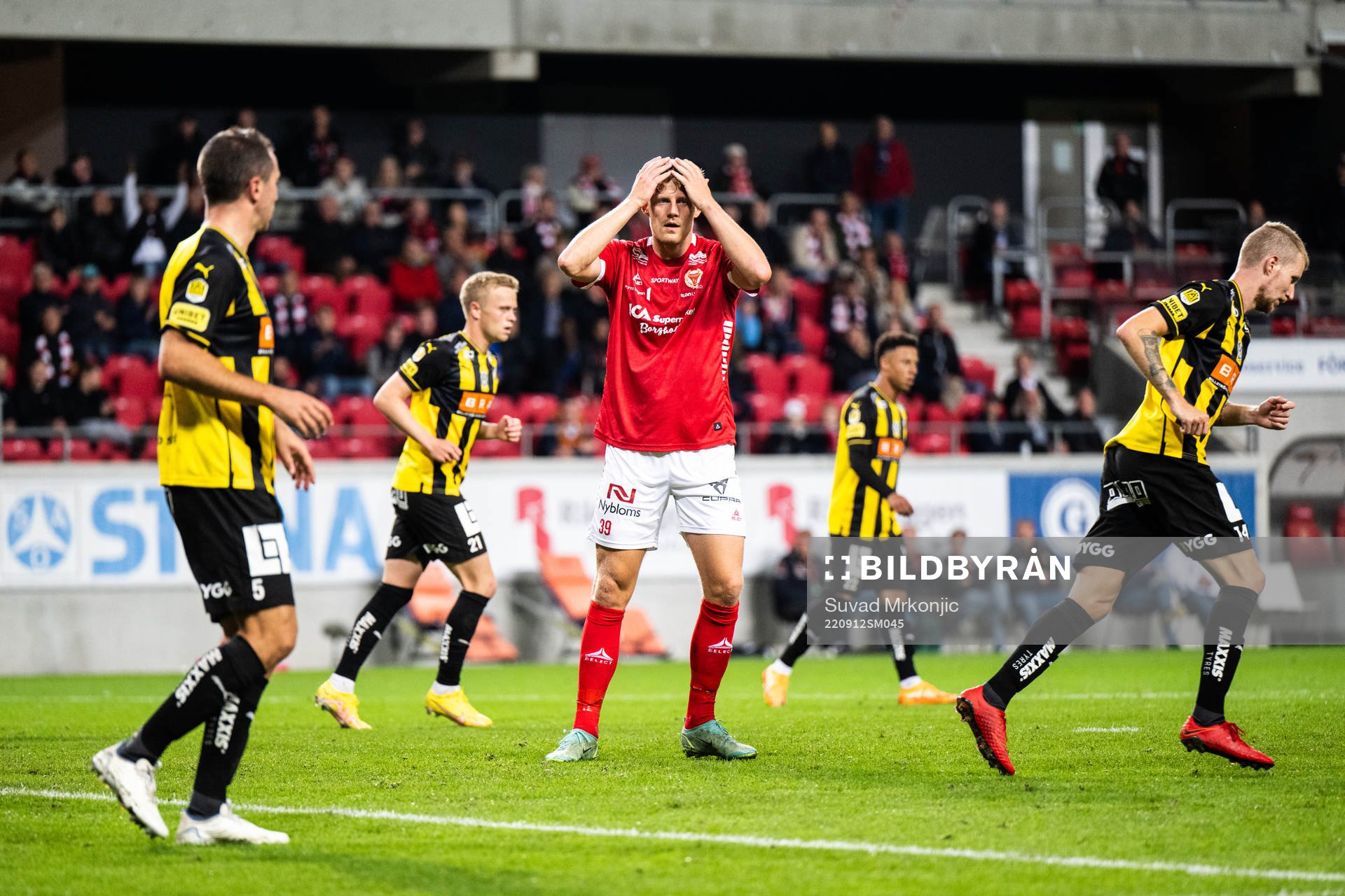Kalmars Lars Saetra deppar