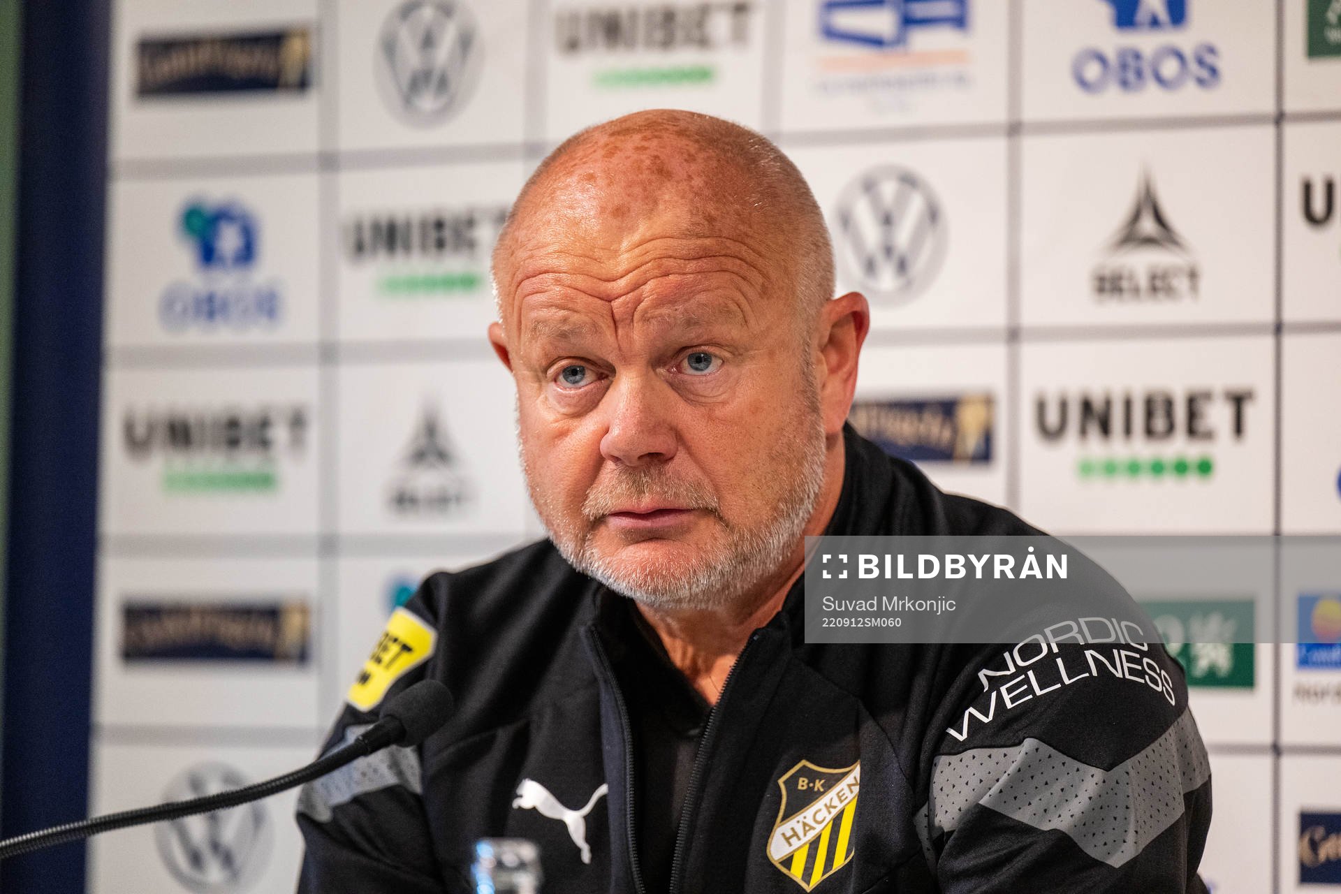 Häckens tränare Per-Mathias Høgmo efter fotbollsmatchen i Allsvenskan mellan Kalmar och Häcken den 12 september 2022 i Kalmar. 