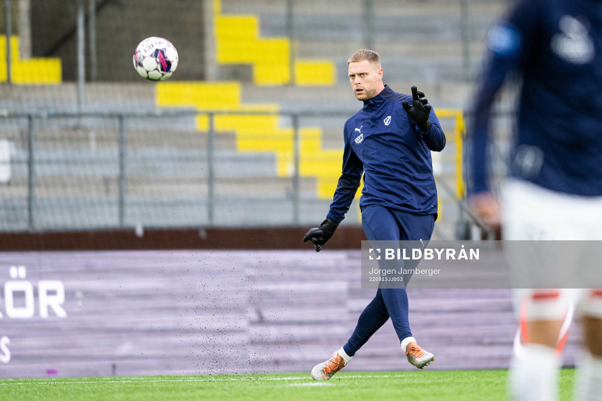 Halmstads målvakt Malkolm Nilsson Säfqvist
