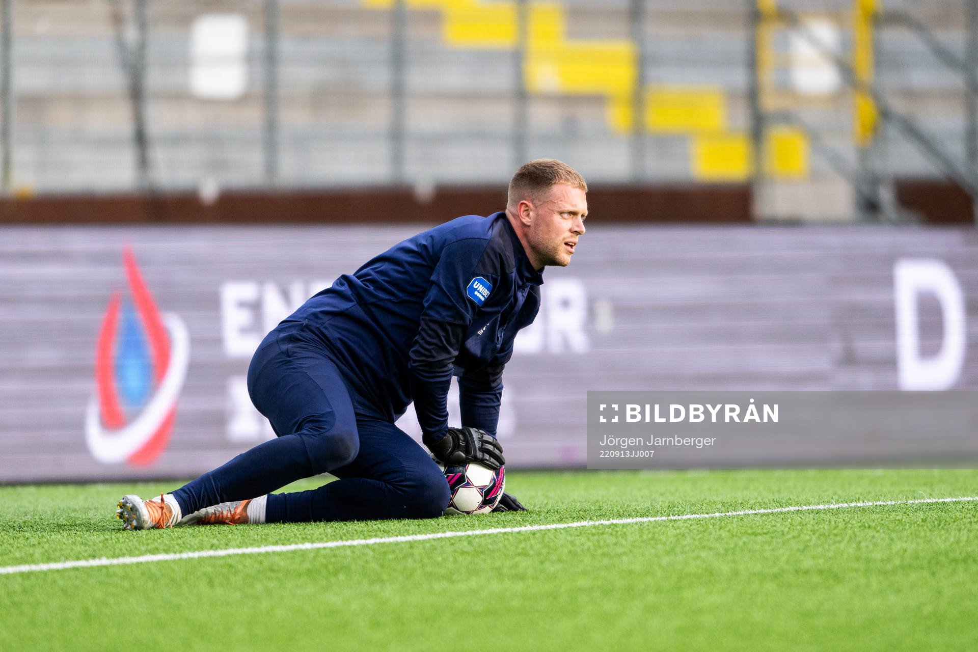Halmstads målvakt Malkolm Nilsson Säfqvist