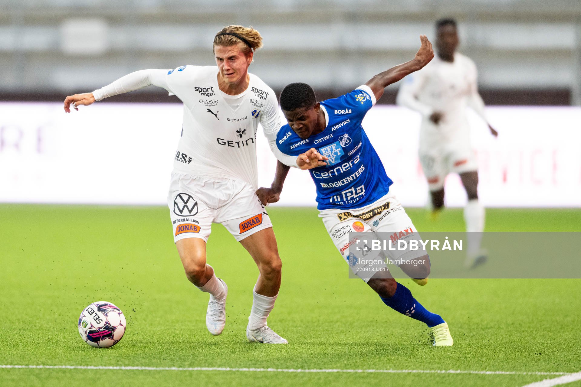 Halmstads Erik Ahlstrand och Norrbys Jaheem Burke
