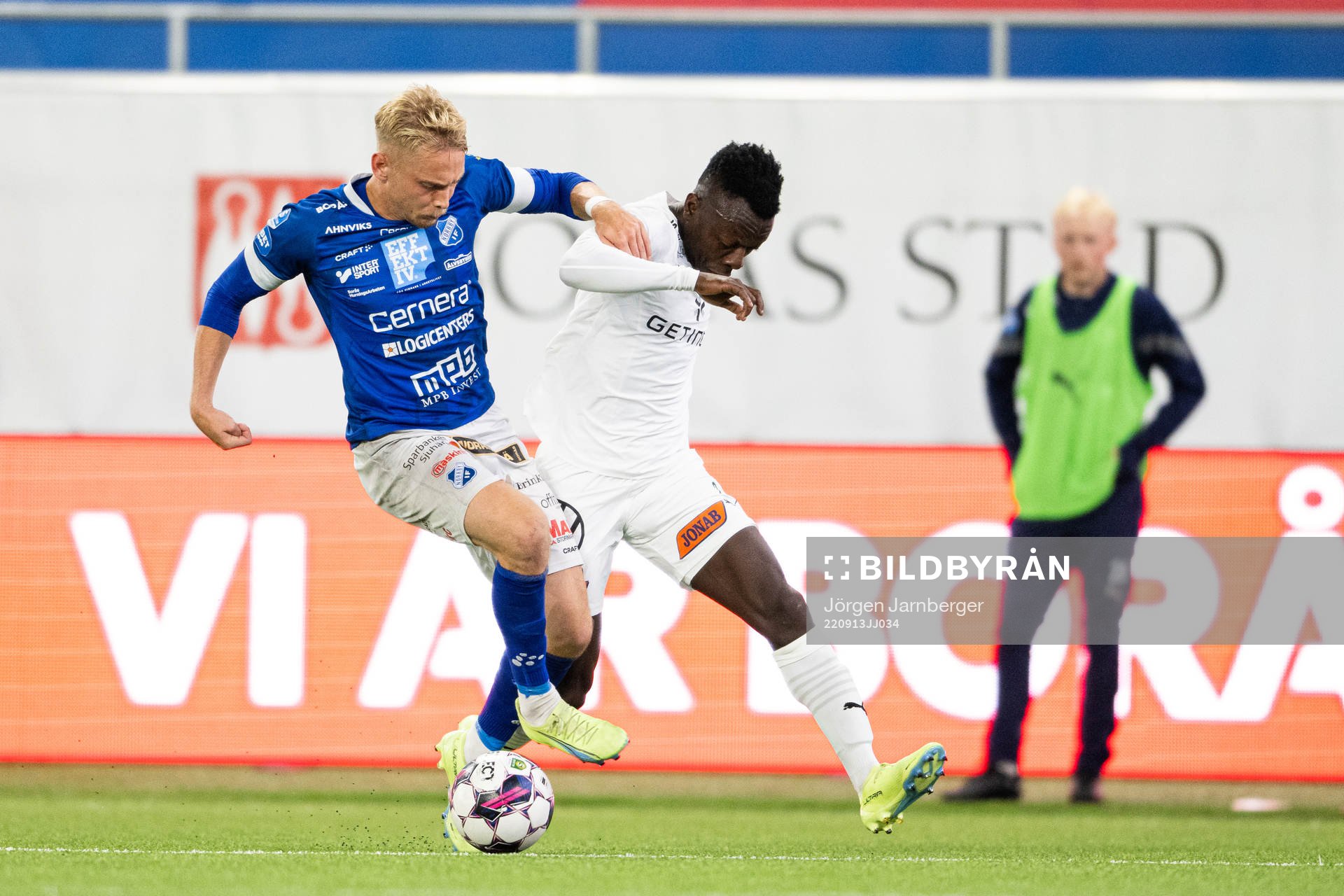 Norrbys Johan Brannefalk och Halmstads Thomas Boakye