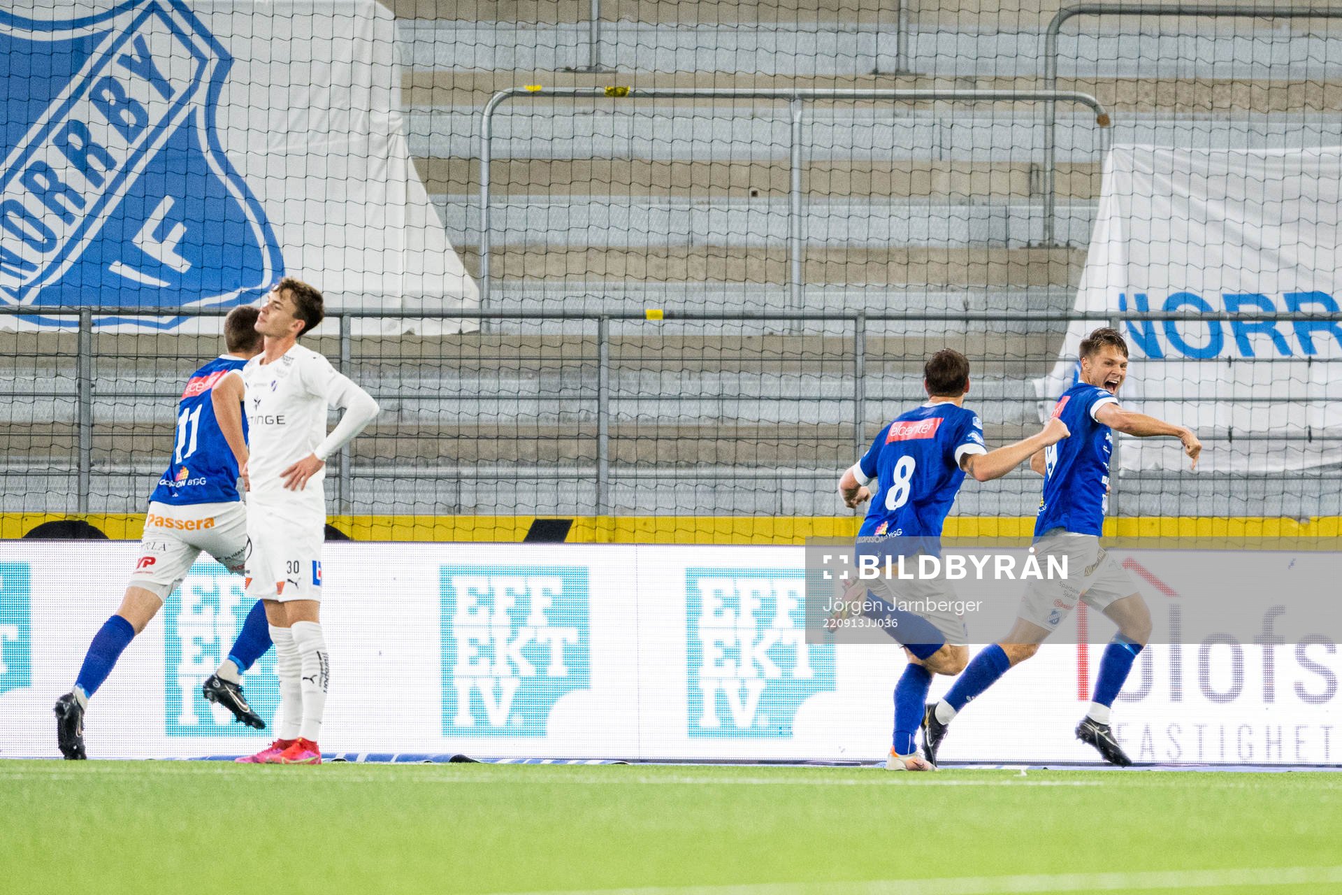 Norrbys Gustav Broman jublar