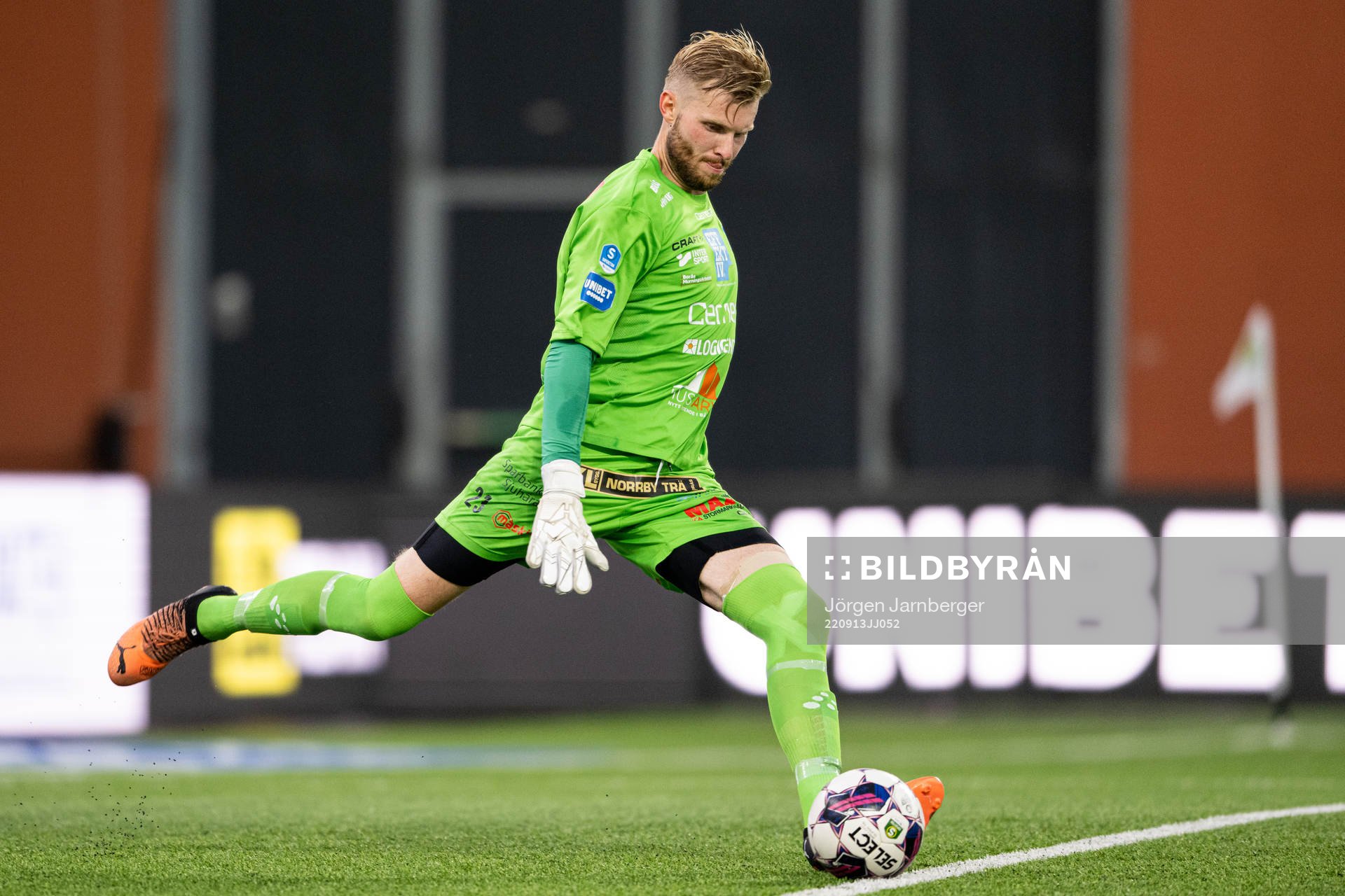 Norrbys målvakt Anton Cajtoft
