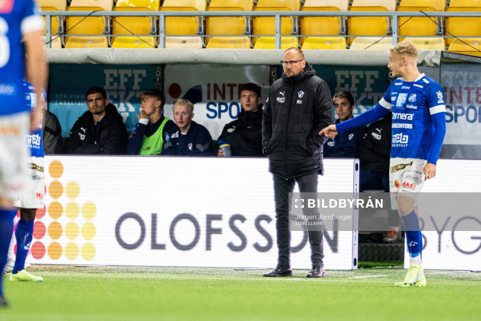 Halmstads tränare Magnus Haglund
