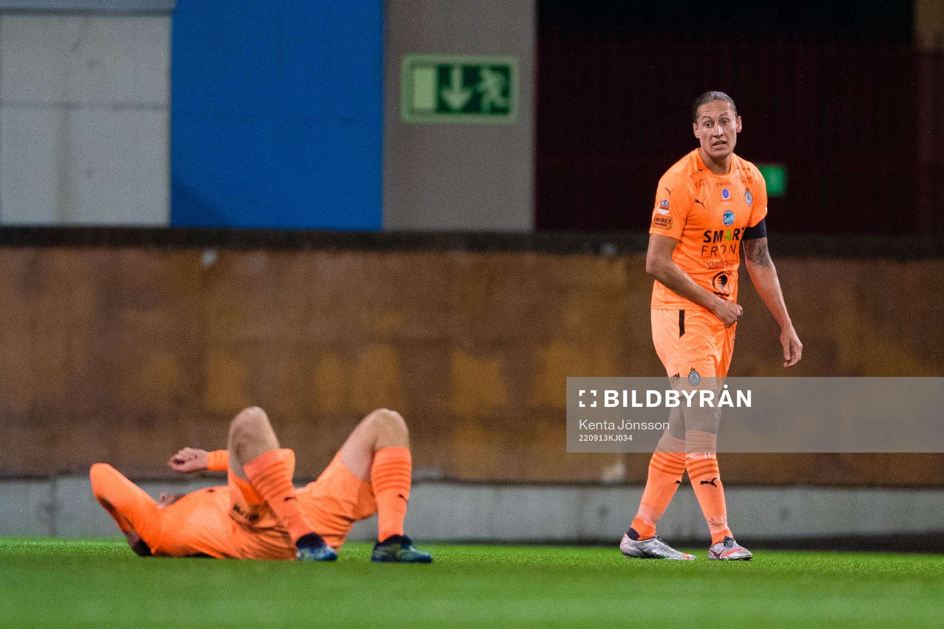 AFC Eskilstunas Felix Michel deppar