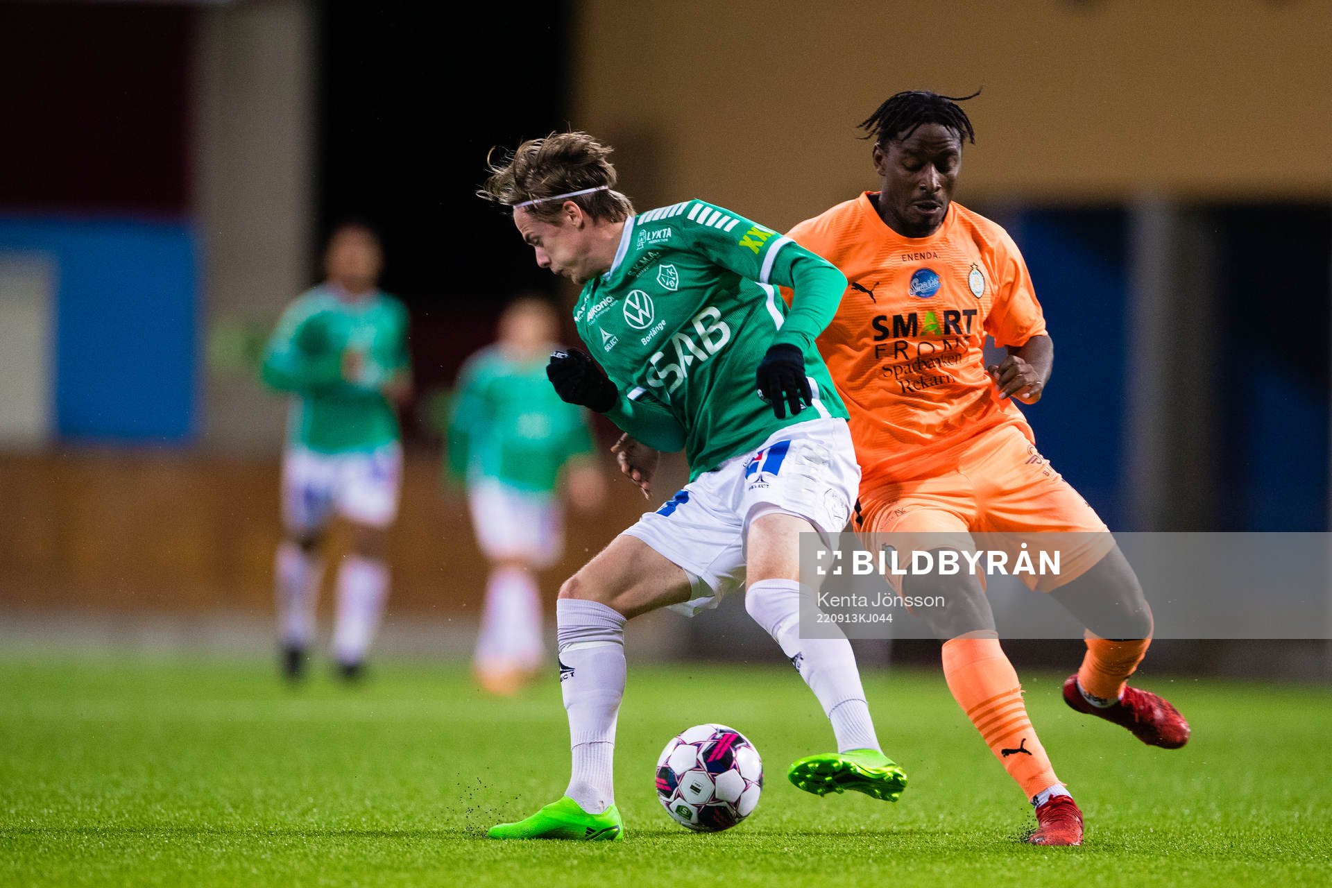 Brages Johan Arvidsson och AFC Eskilstunas York Rafael