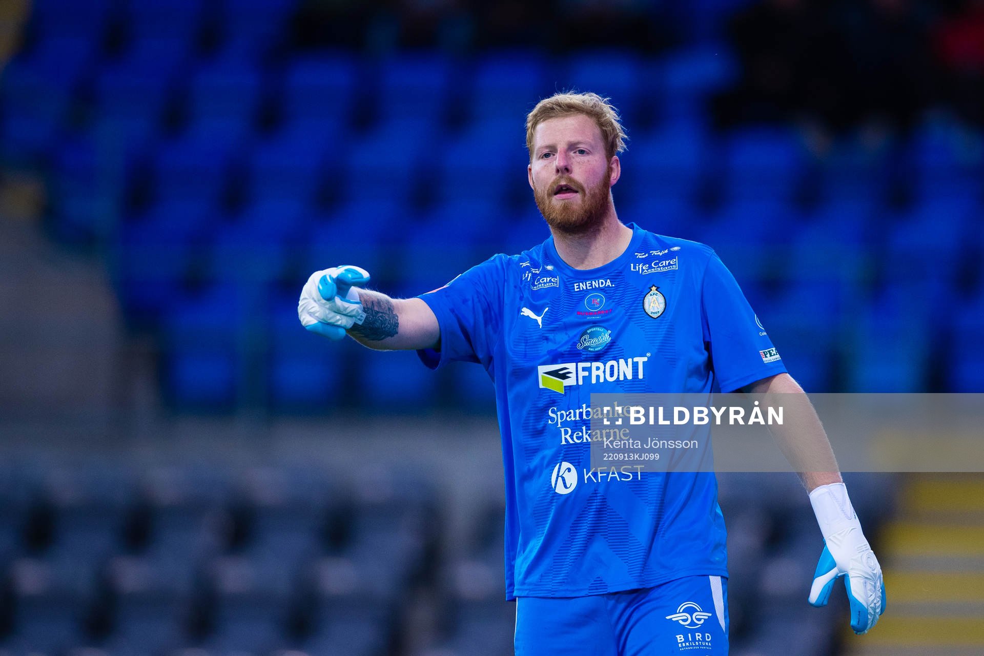 AFC Eskilstunas målvakt Nick Wolters