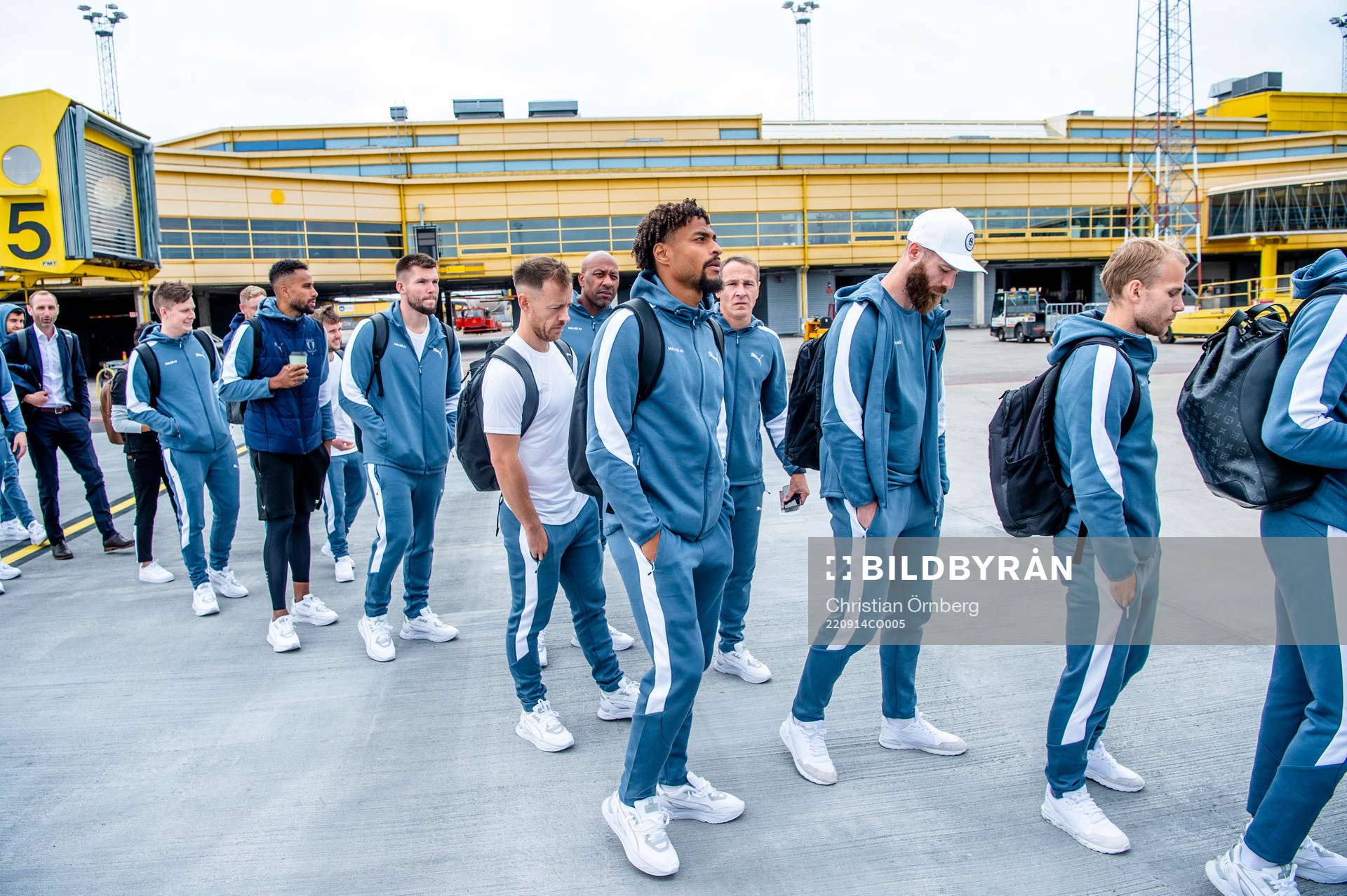 Joseph Ceesay, Jo Inge Berget and the team of Malmö FF