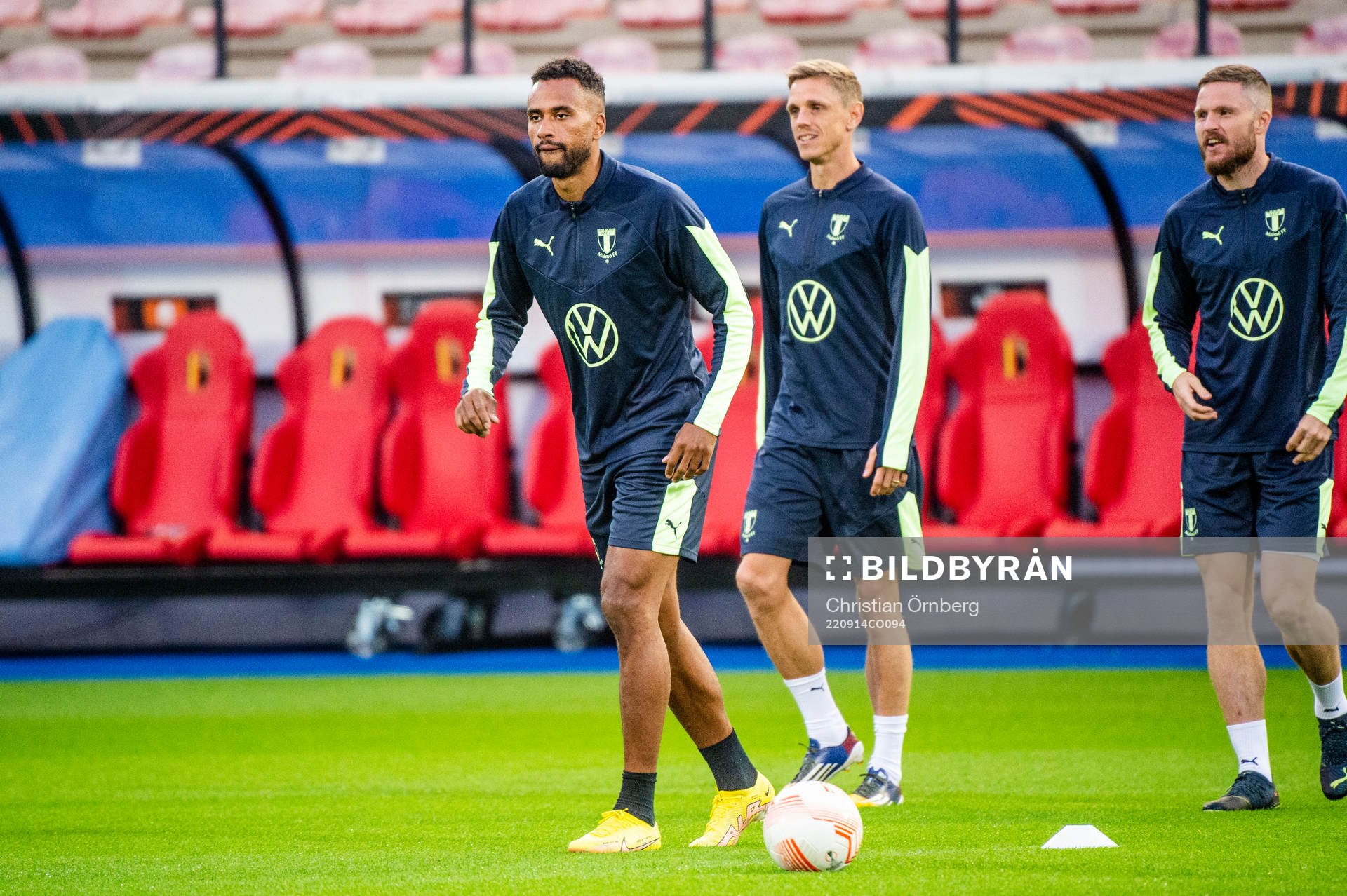 Isaac Kiese Thelin, Sören Rieks and Lasse Nielsen