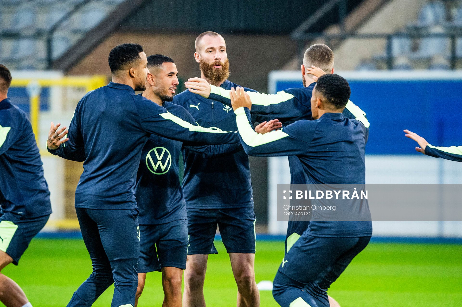 Jo Inge Berget and the players