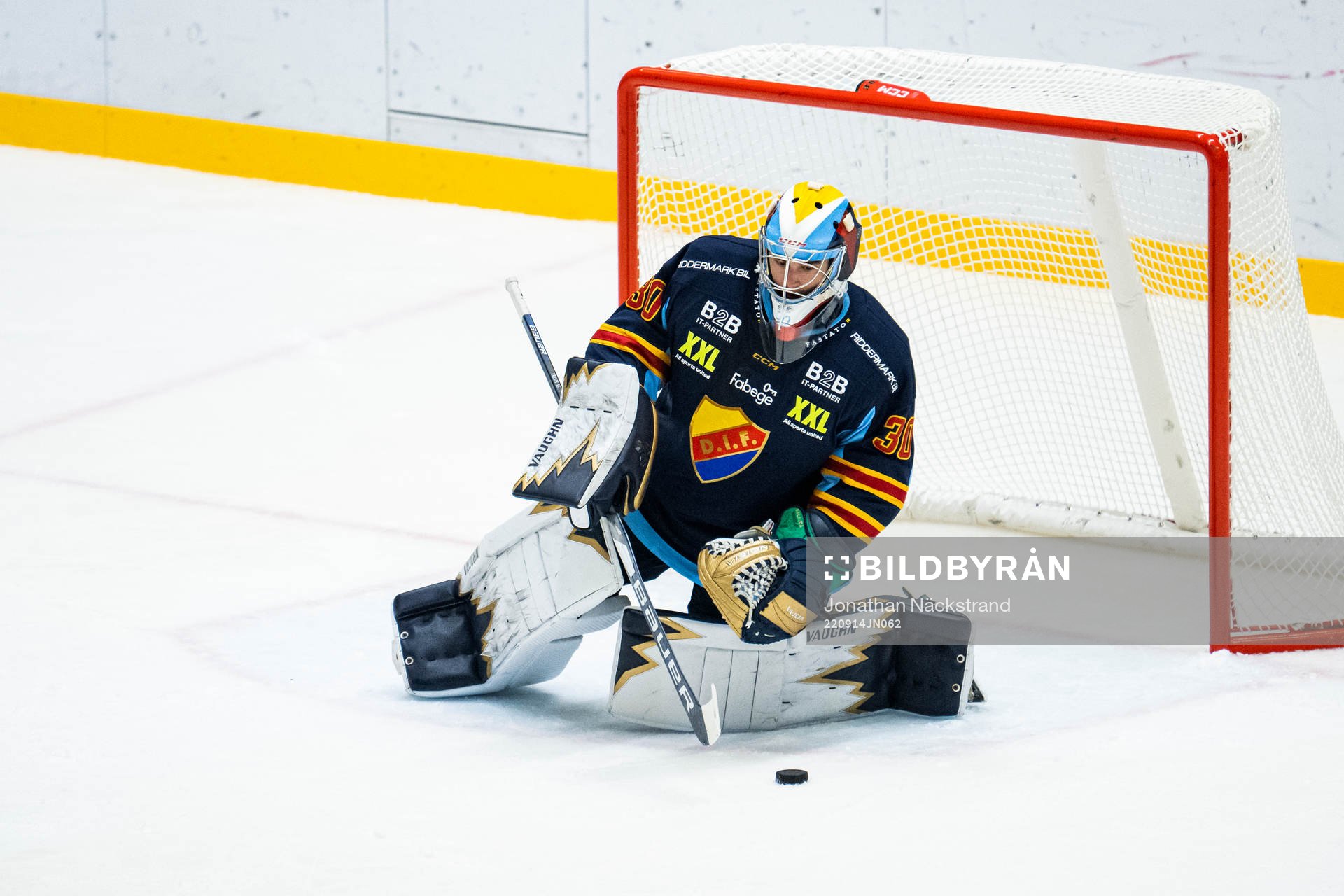 Djurgårdens målvakt Matthew Galajda