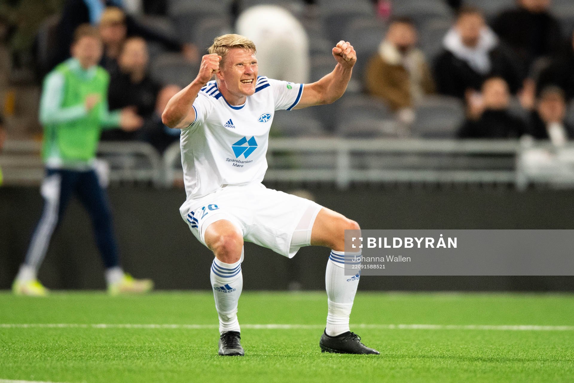 Kristian Eriksen of Molde celebrates