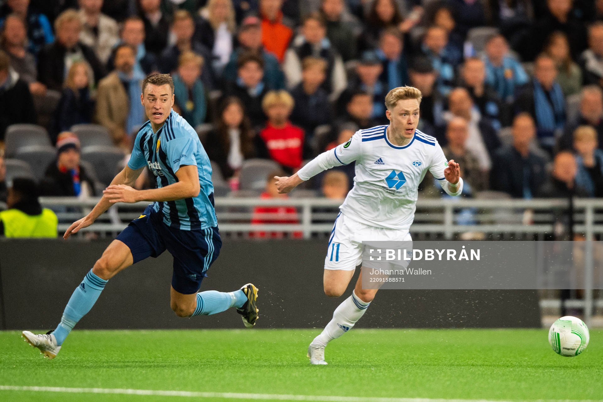 Jesper Löfgren of Djurgården and Ola Brynhildsen of Molde