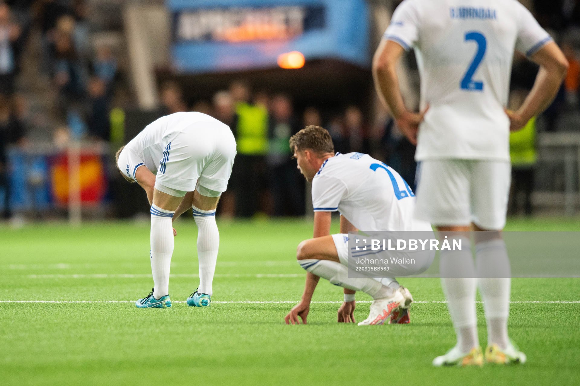 Players of Molde look dejected