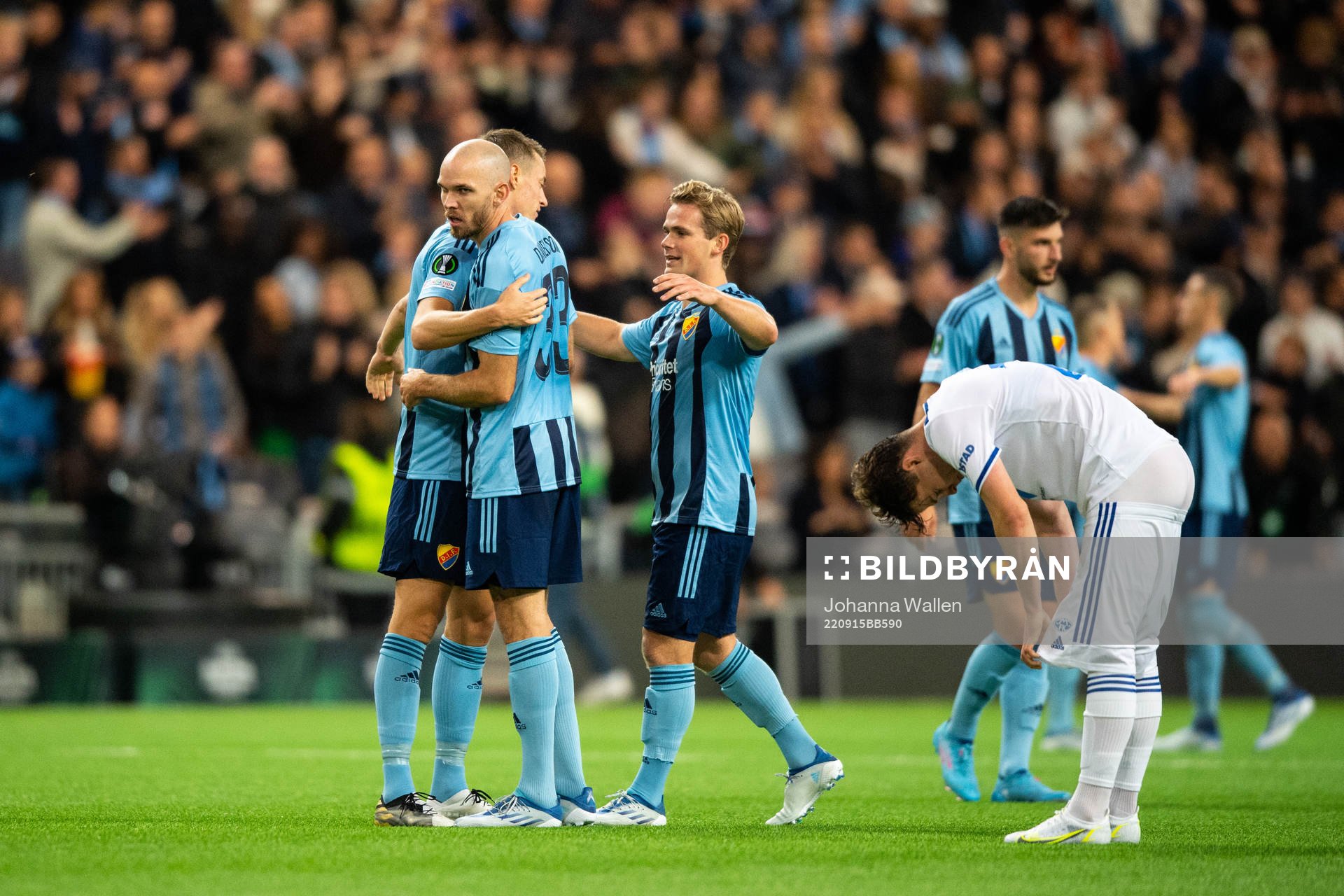 Marcus Danielson celebrates