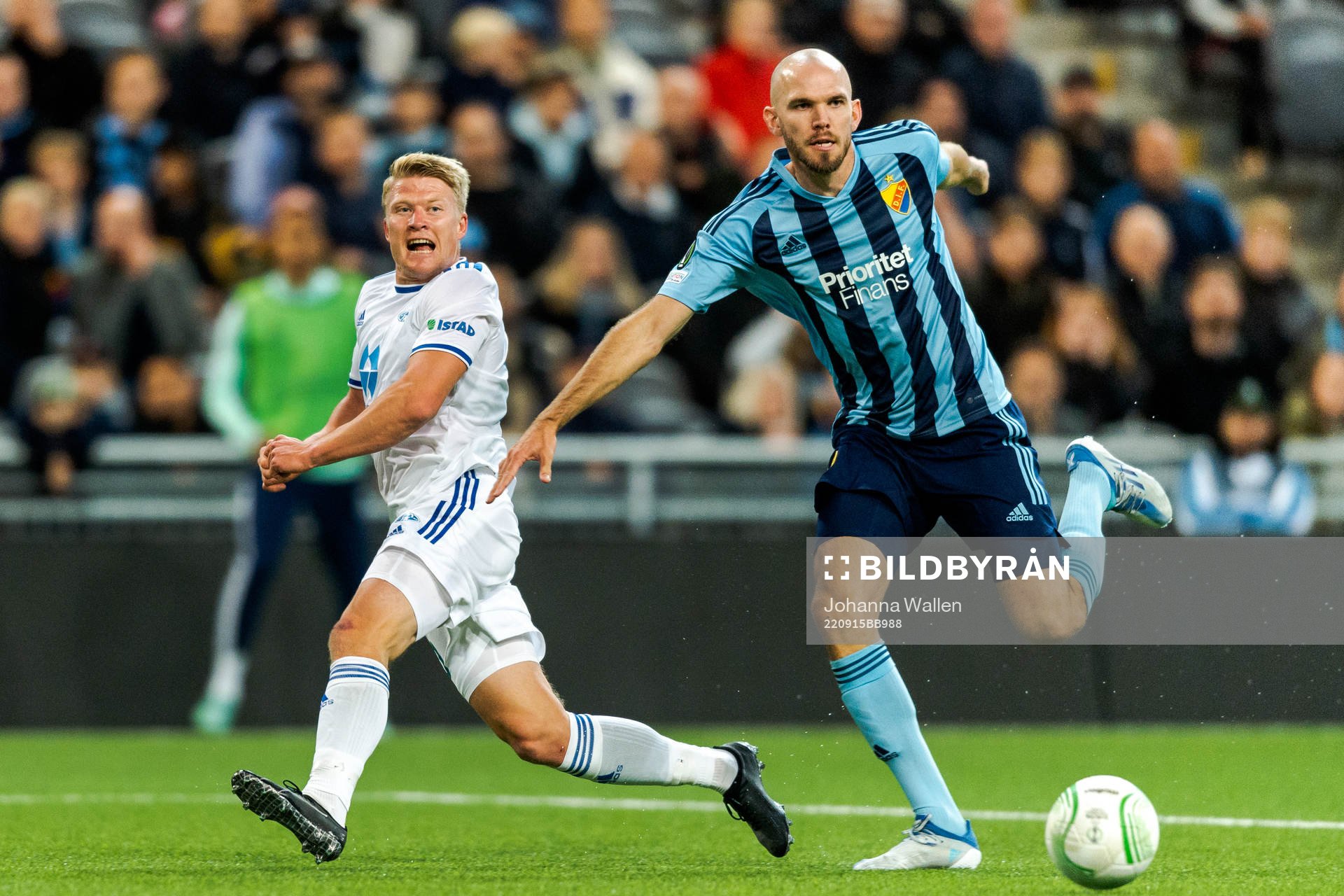 Kristian Eriksen of Molde and Marcus Danielson of