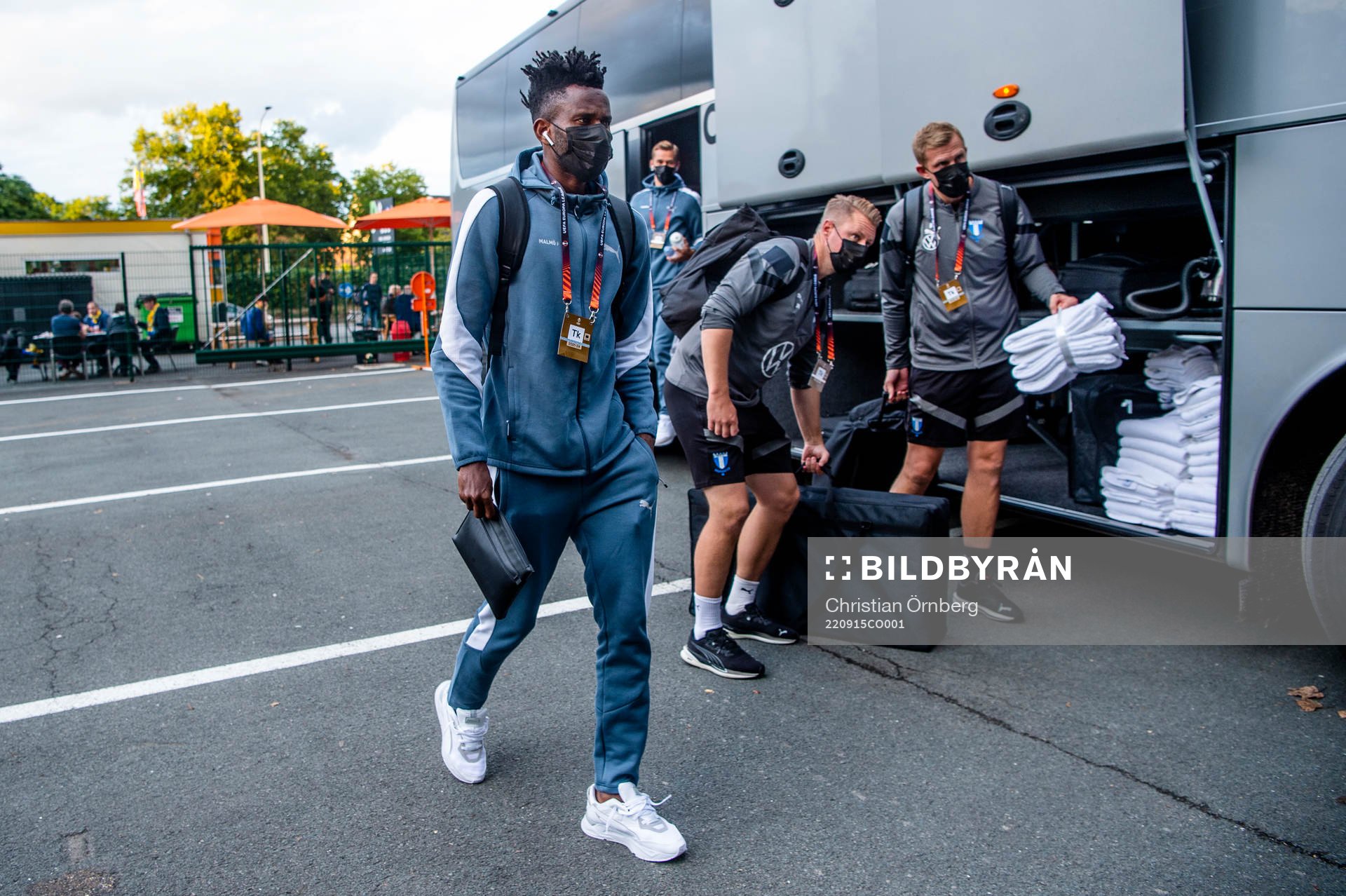Emmanuel Lomotey of Malmö FF arrives