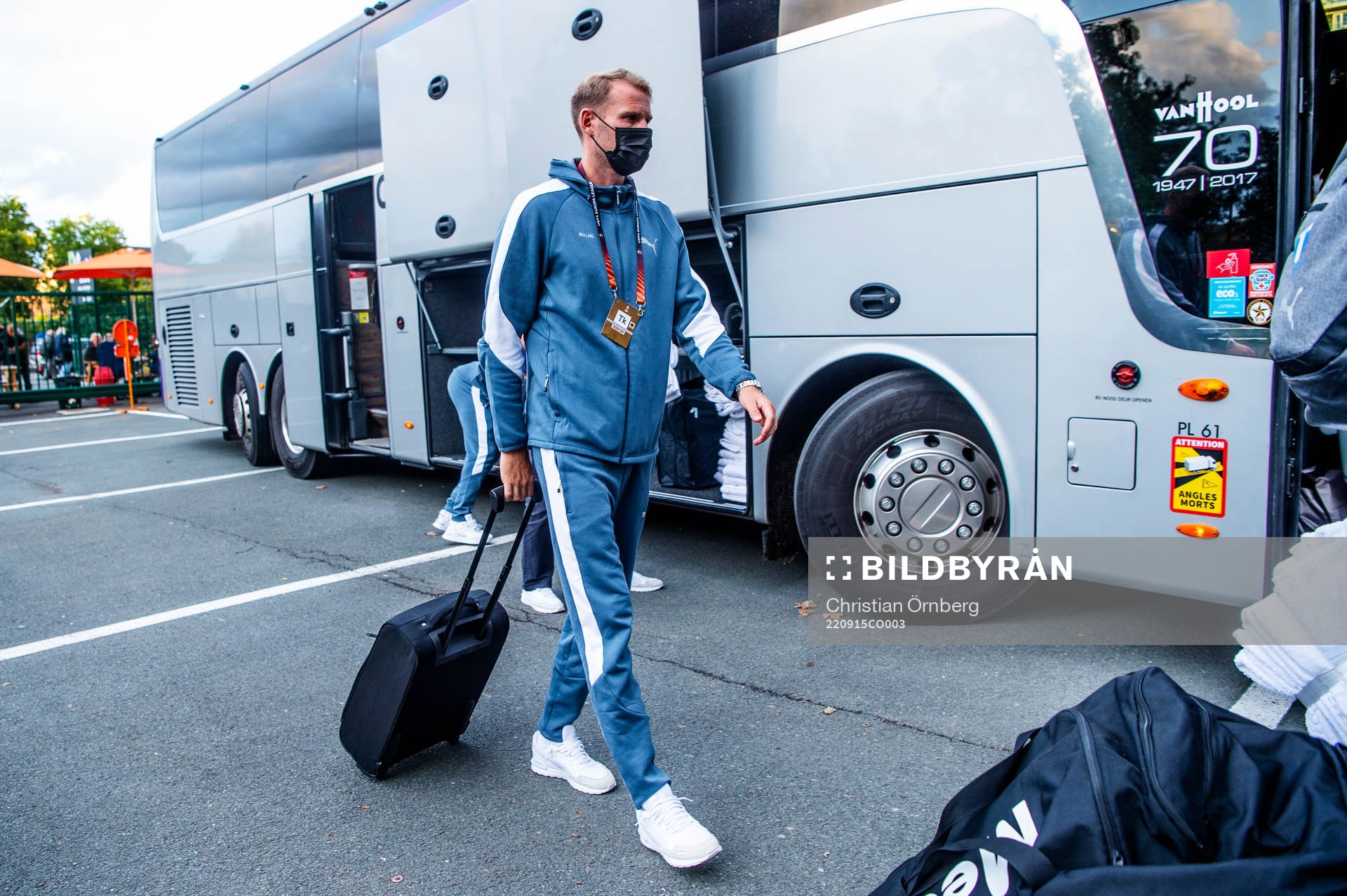 Ola Toivonen of Malmö FF arrives