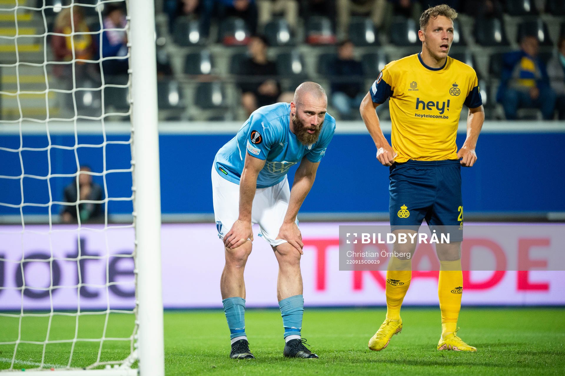 Jo Inge Berget of Malmö FF looks dejected