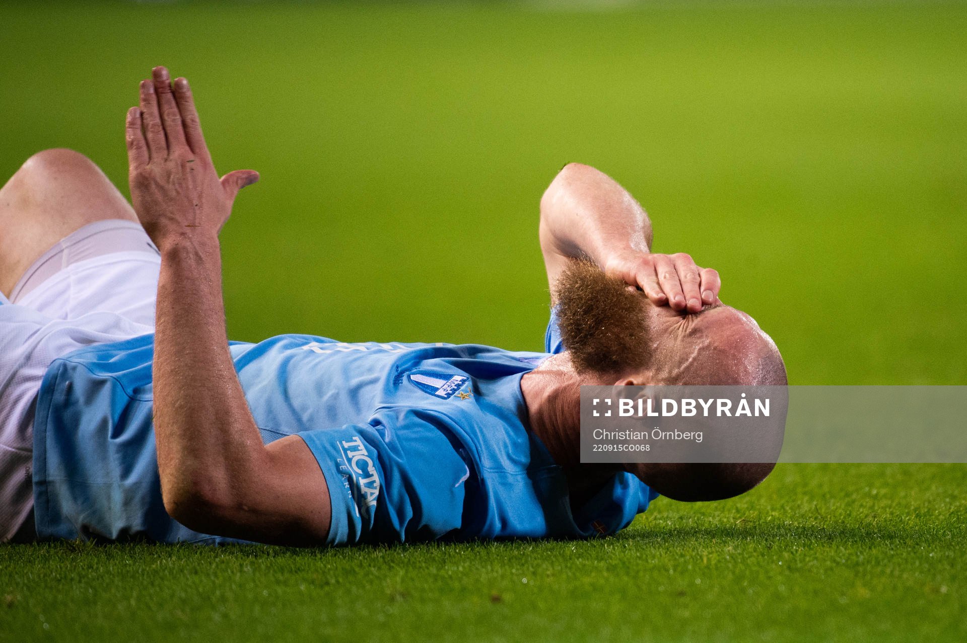 Jo Inge Berget of Malmö in pain
